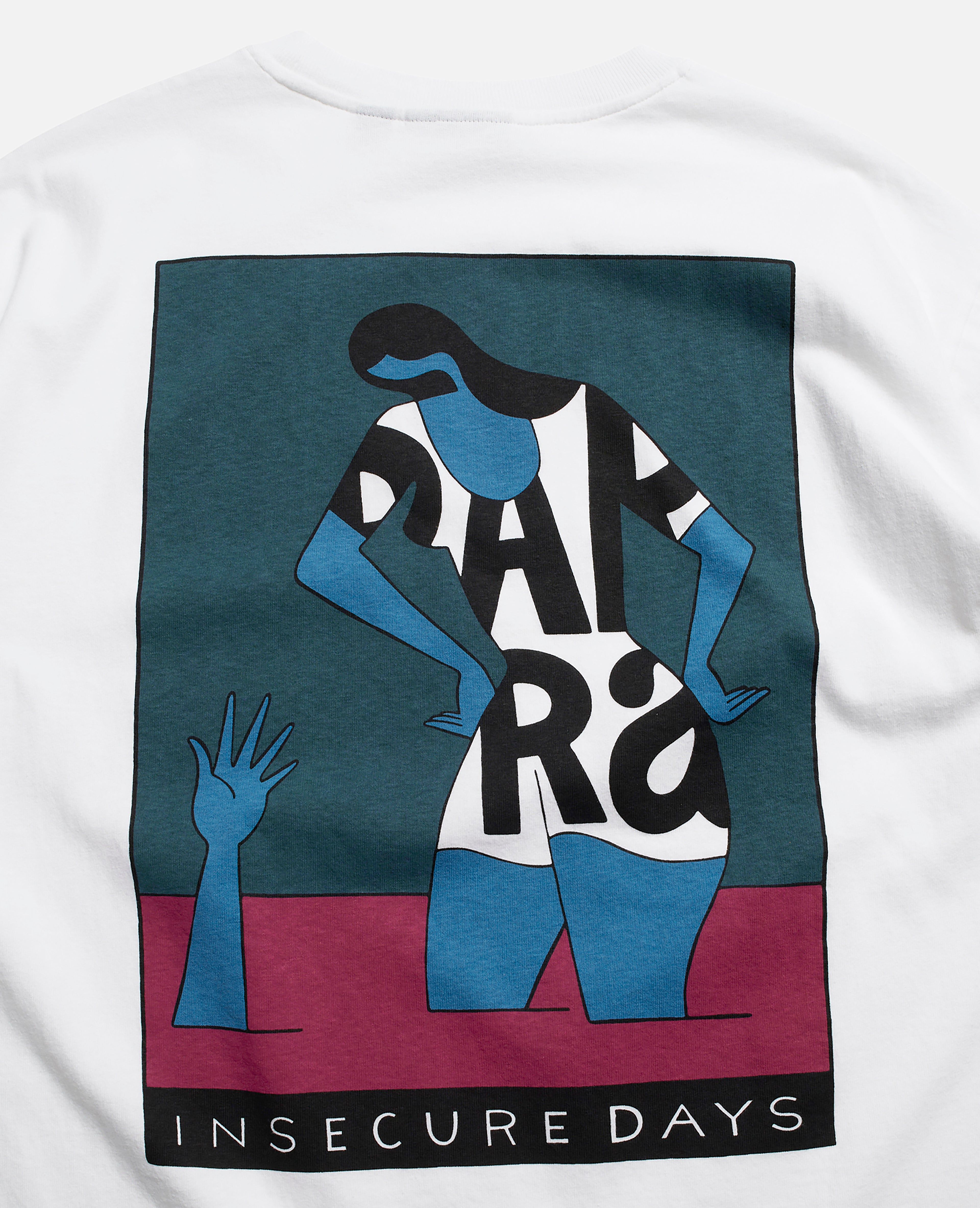 byParra Insecure days T-Shirt (White) sold by Patta product image thumbnail 4