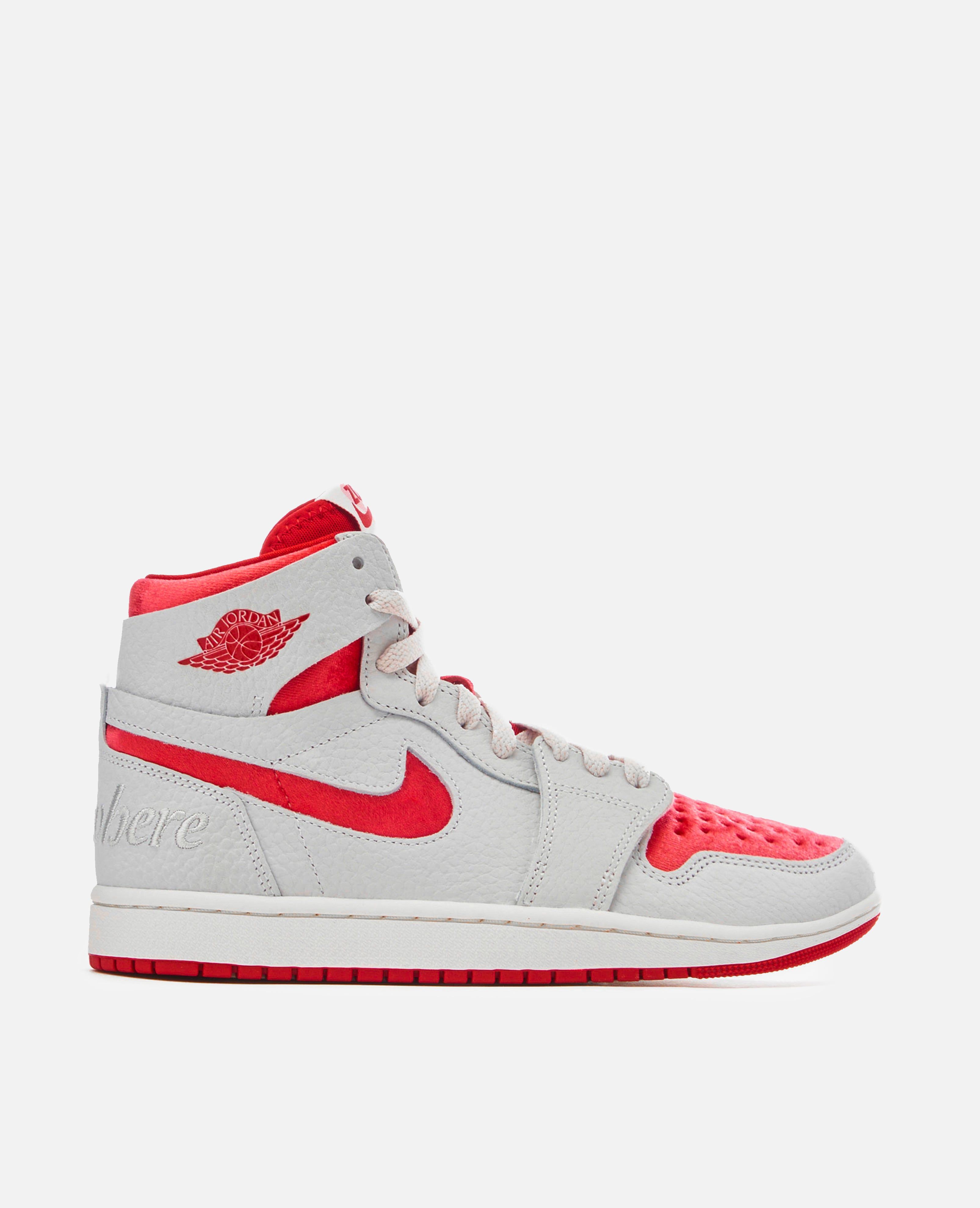 WMNS Air Jordan 1 Zoom Air CMF 2 SP (Summit White/Gym Red-Phantom) sold by Patta