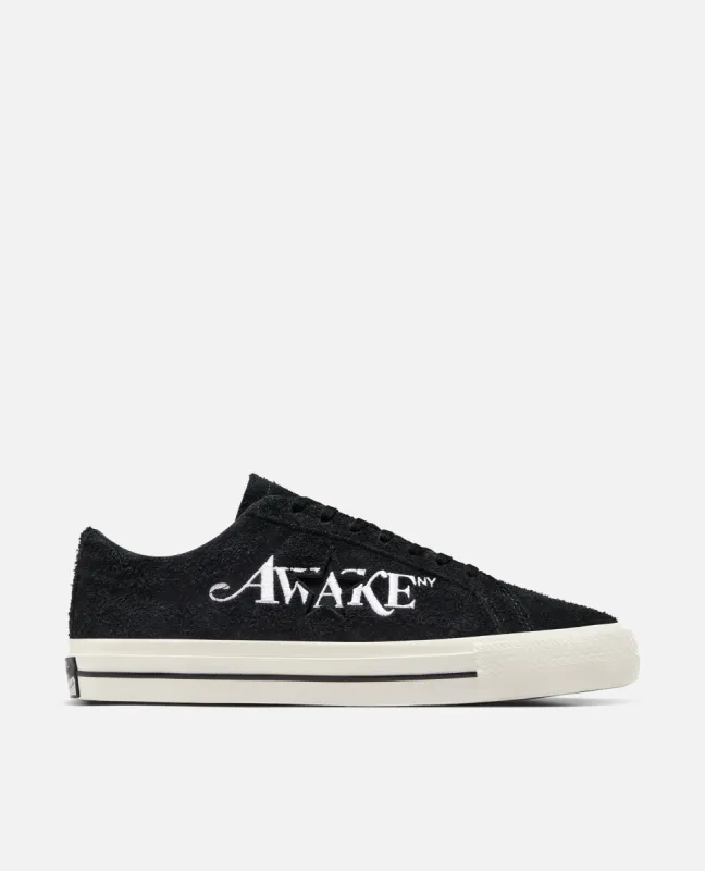 Converse x Awake One Star Pro (OX Black/ Egret/ White) sold by Patta