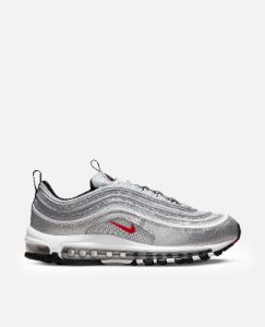 Nike Air Max 97 OG (Metallic Silver/University Red-Black) sold by Patta