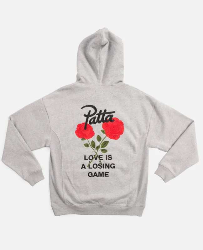 Patta Love Hooded Sweater (Melange Grey) sold by Patta