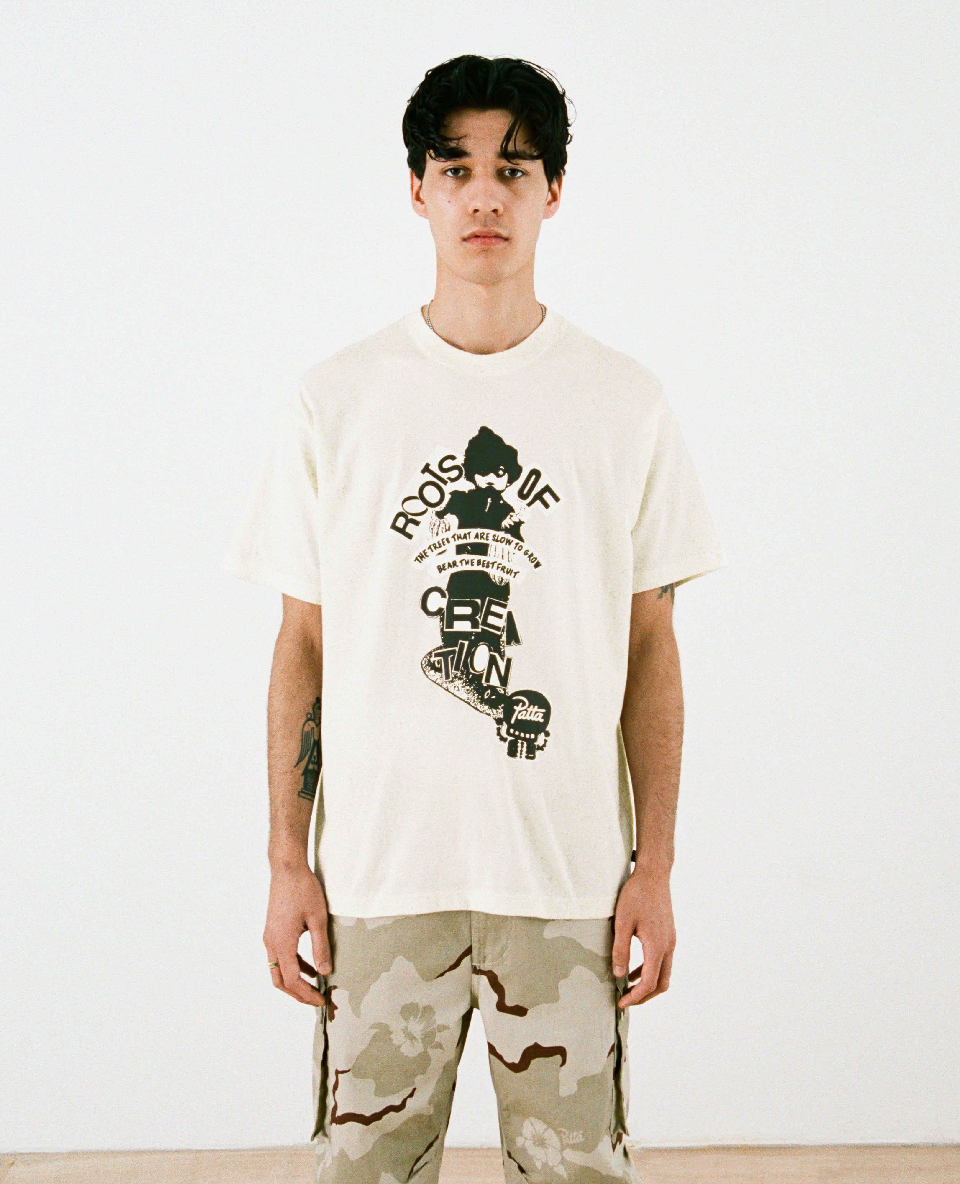 Patta Roots T-Shirt (Whisper White) sold by Patta product image thumbnail 2