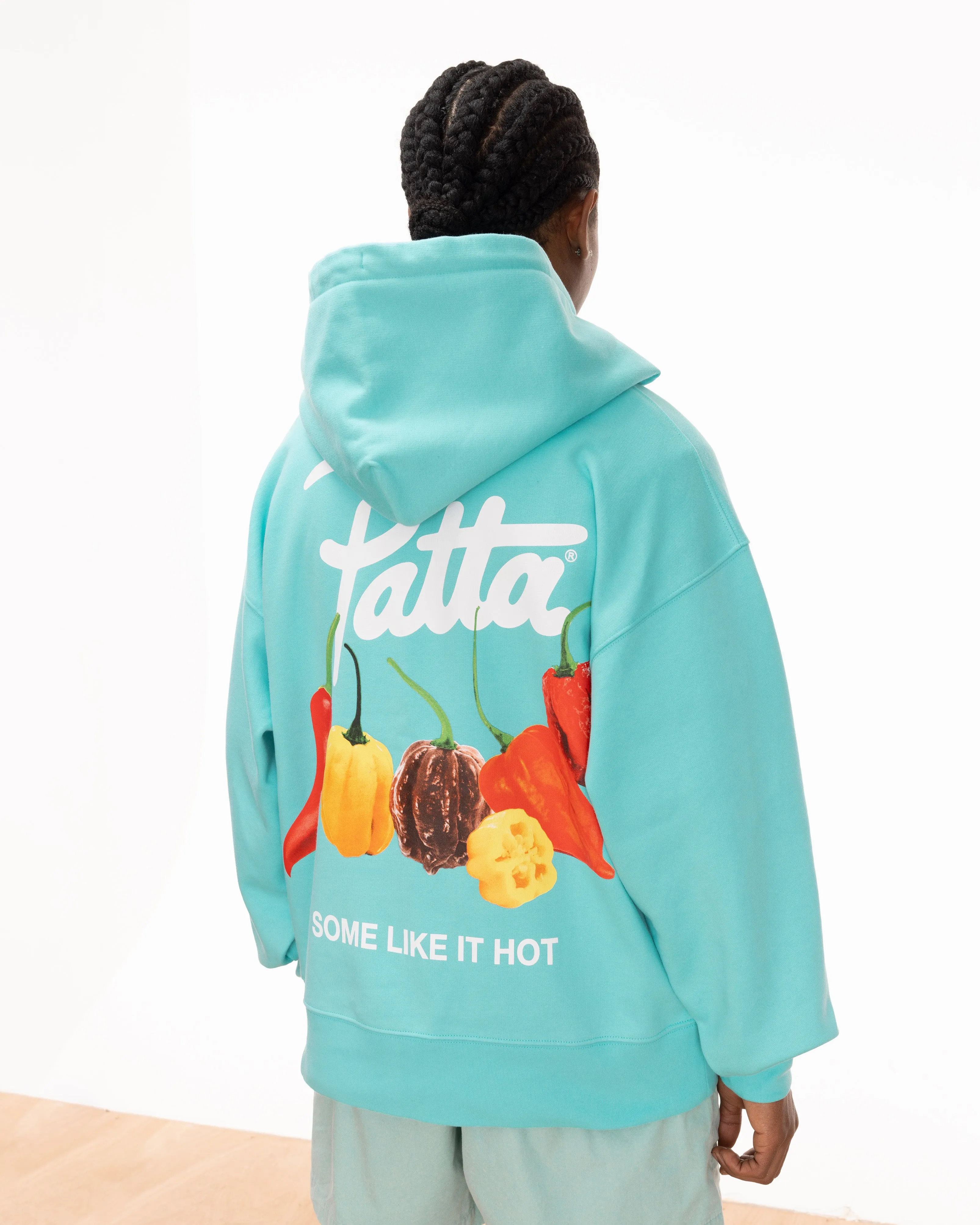 Patta Some Like It Hot Boxy Hooded Sweater (Blue Radiance) sold by Patta product image thumbnail 4