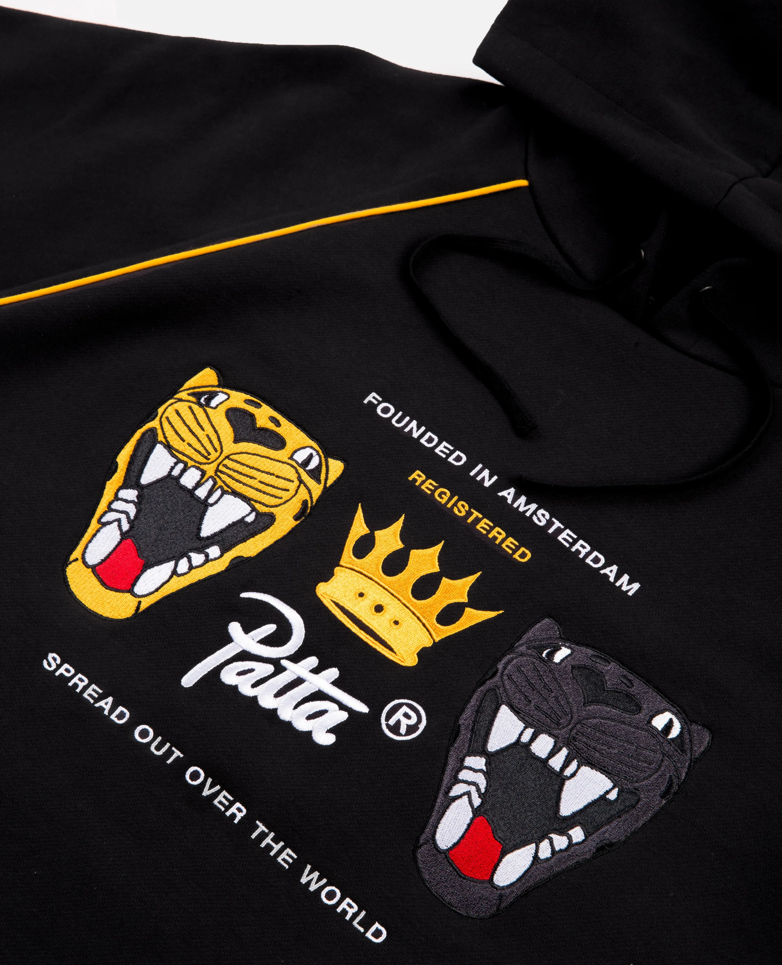 Patta Heritage Hooded Sweater (Black) sold by Patta product image thumbnail 4