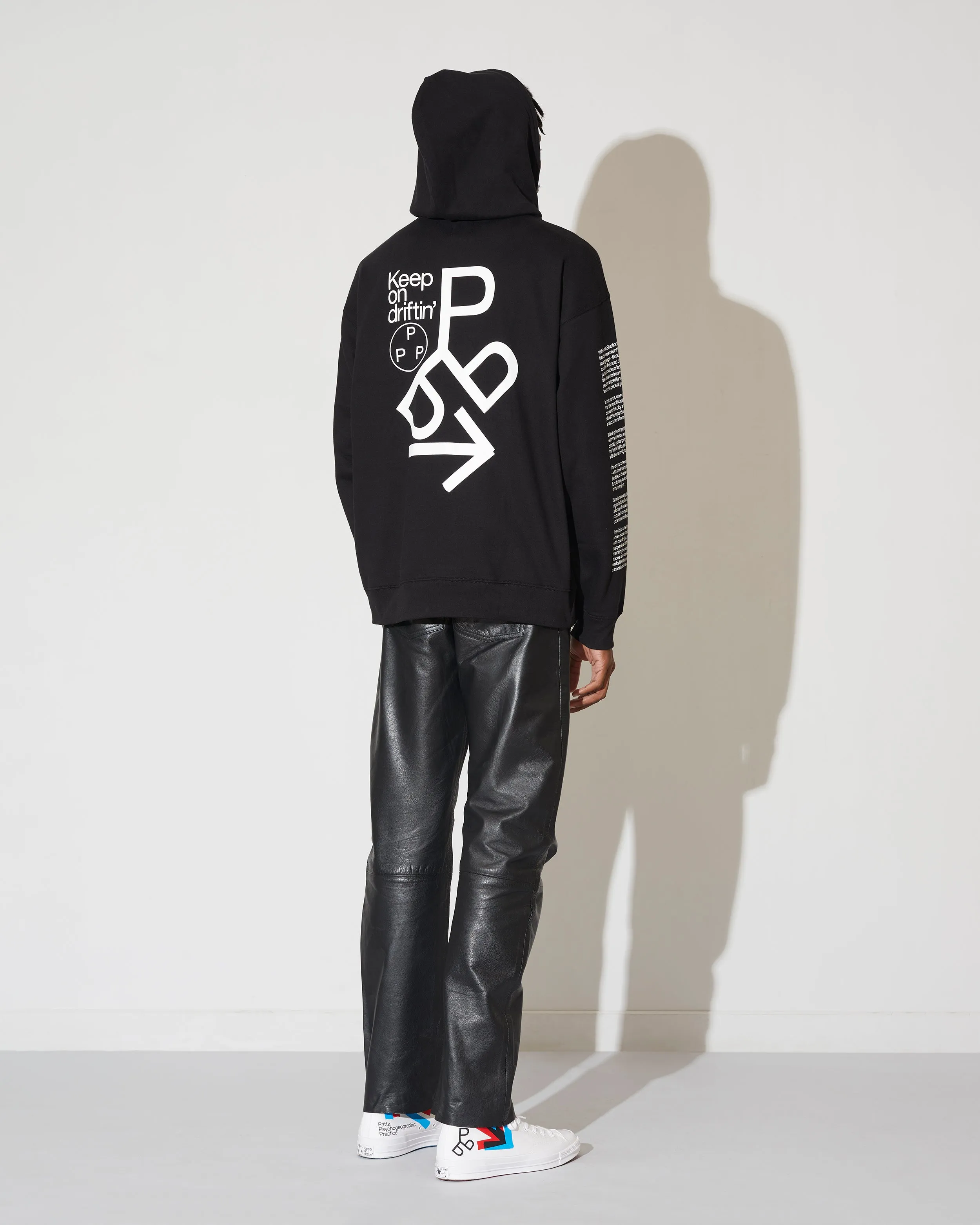 Patta x Experimental Jetset Boxy Hooded Sweater (Black) sold by Patta product image thumbnail 3