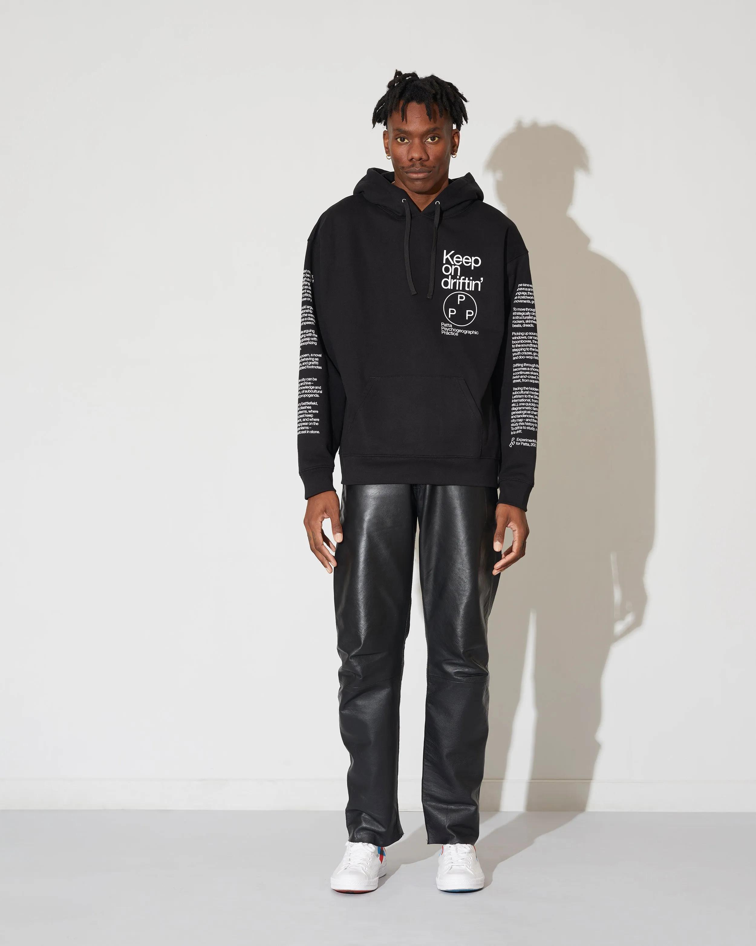 Patta x Experimental Jetset Boxy Hooded Sweater (Black) sold by Patta product image thumbnail 2