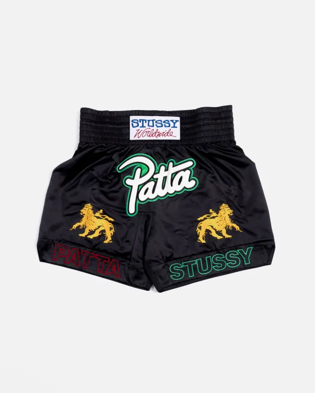Patta x Stüssy Boxing Short (Black) made by Patta