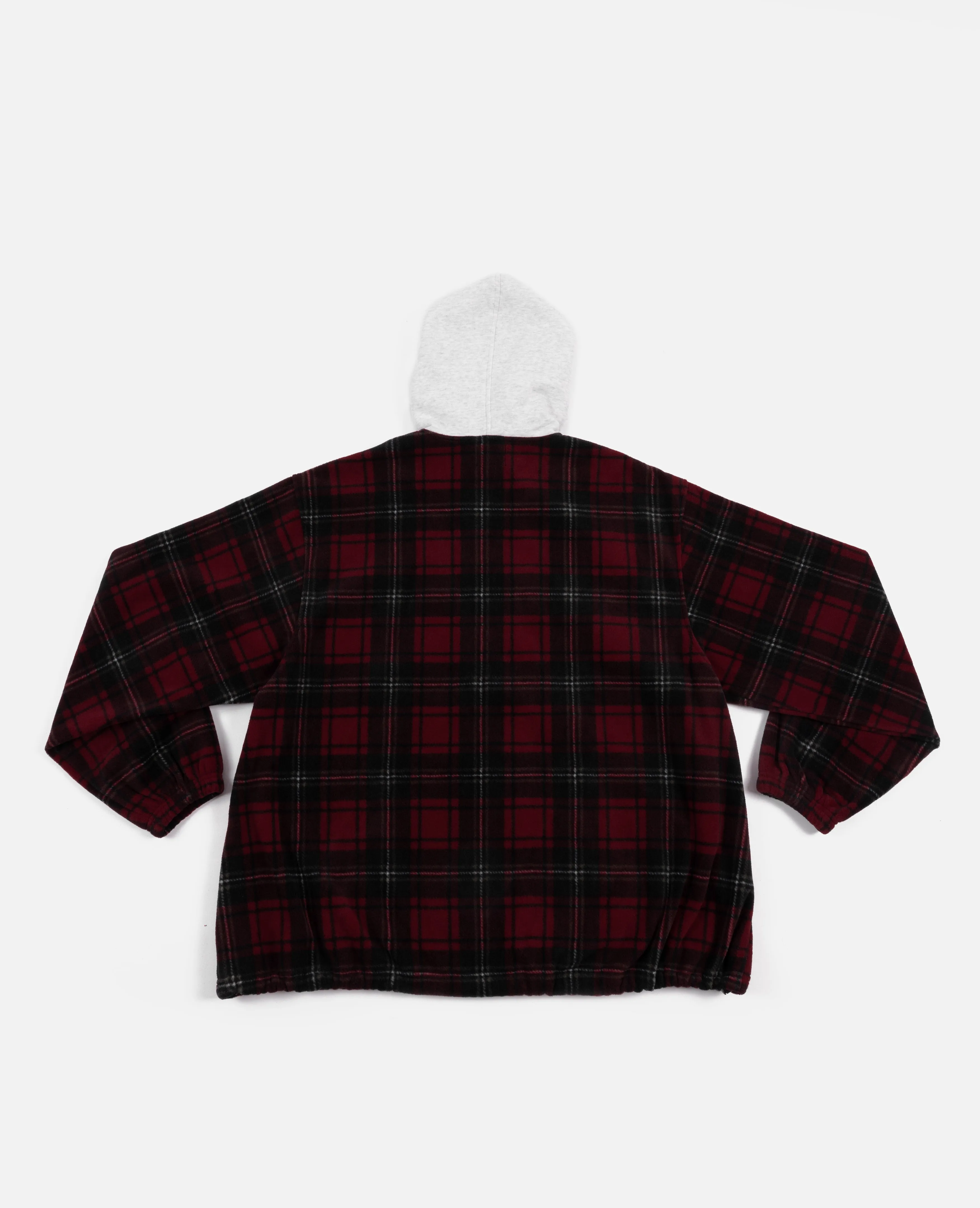 Patta Tartan Fleece Hooded Sweater (Multi/Biking Red) sold by Patta product image thumbnail 4