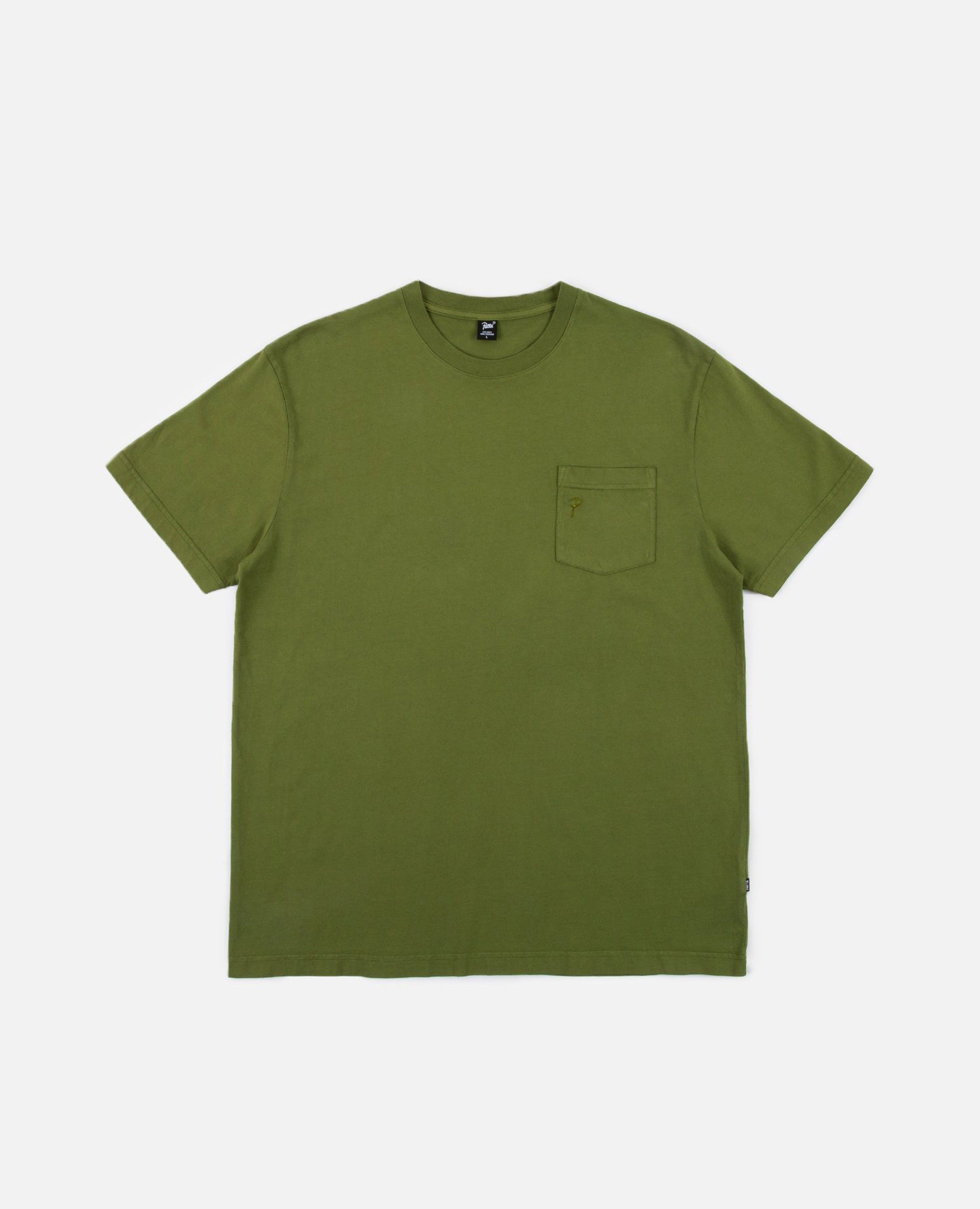 Patta Basic Pocket T-Shirt (Calliste Green) sold by Patta