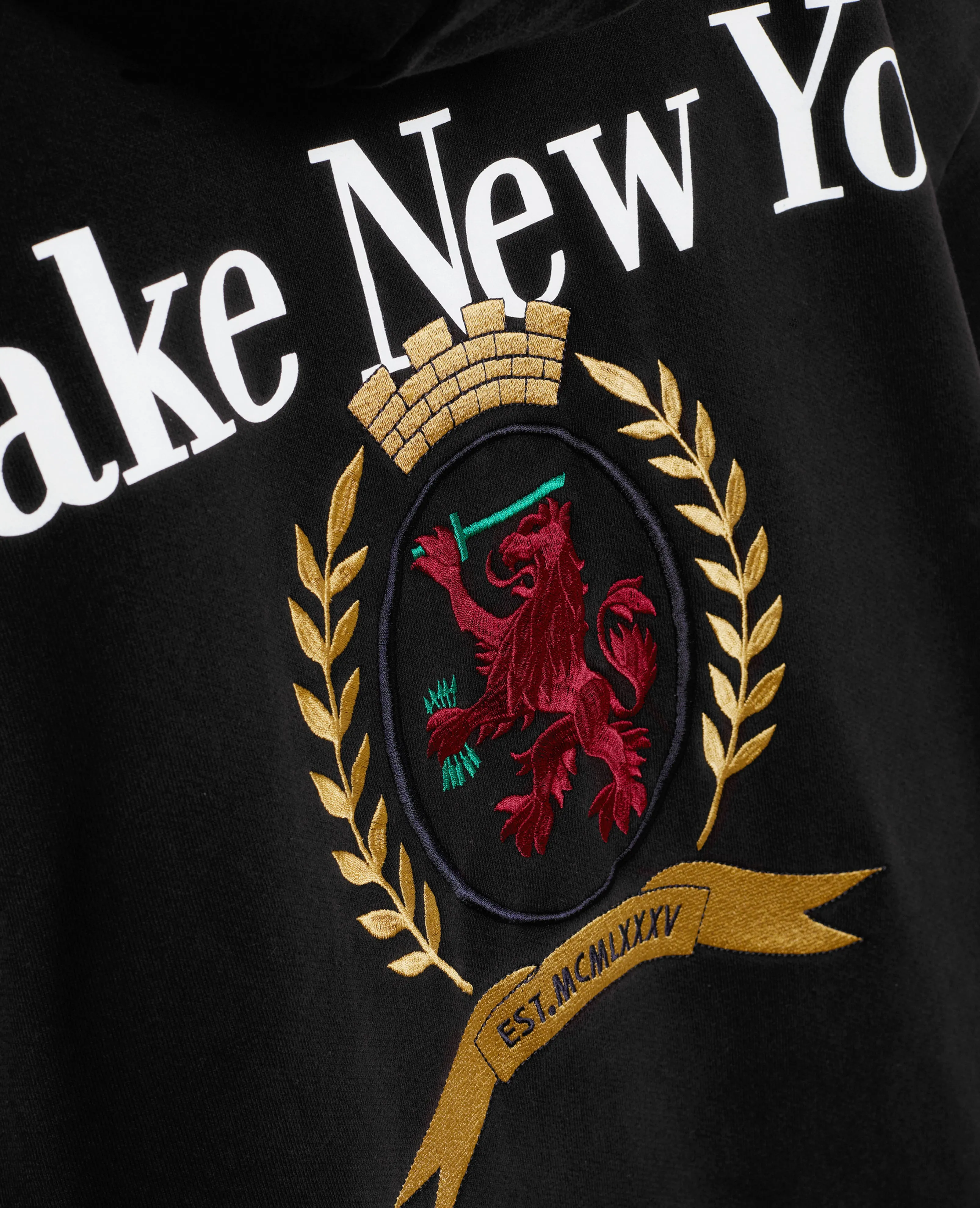 Tommy X Awake Crest Hoodie (Black) sold by Patta product image thumbnail 3