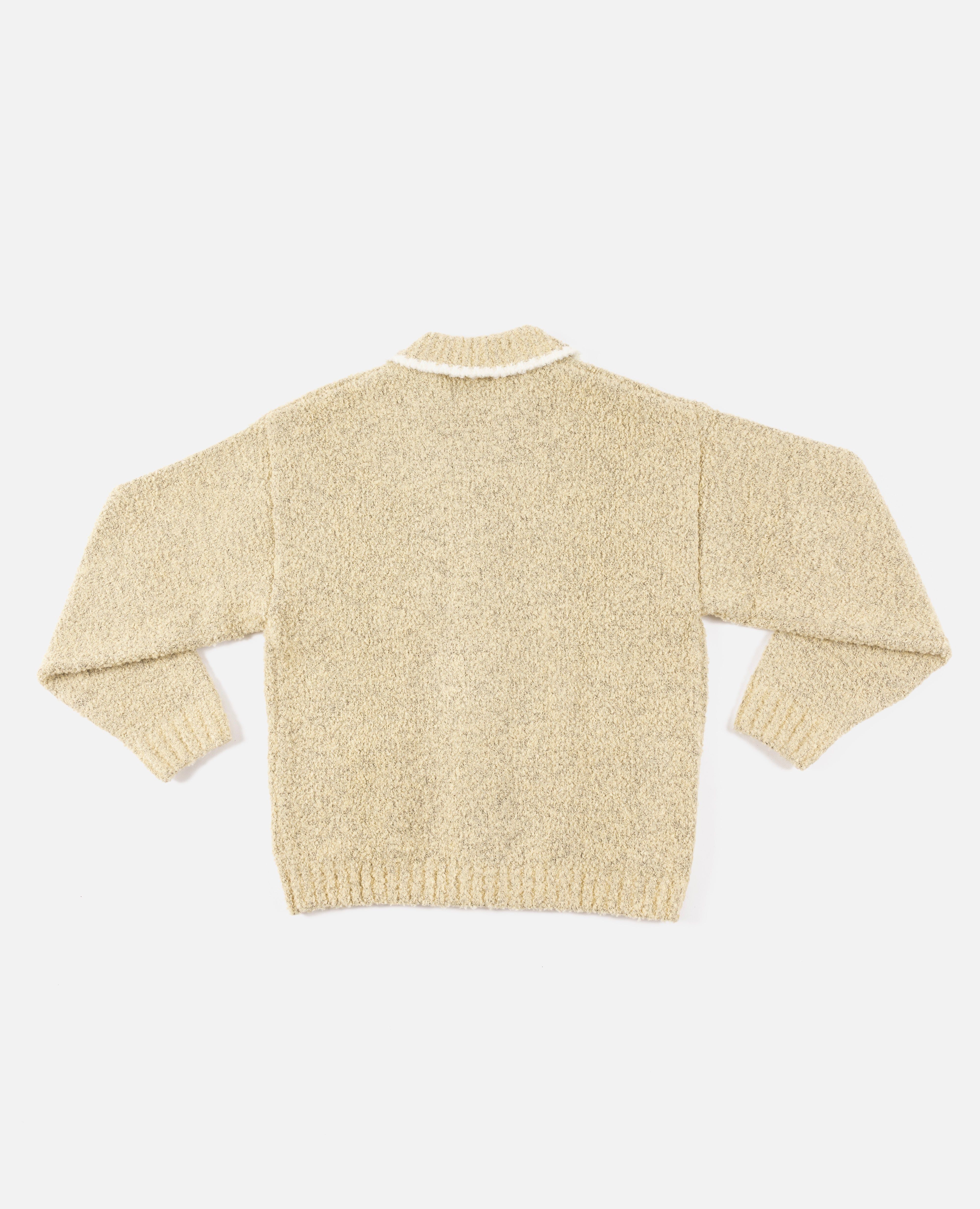 Patta Argyle Knitted Cardigan (Light Brown Melange) sold by Patta product image thumbnail 5