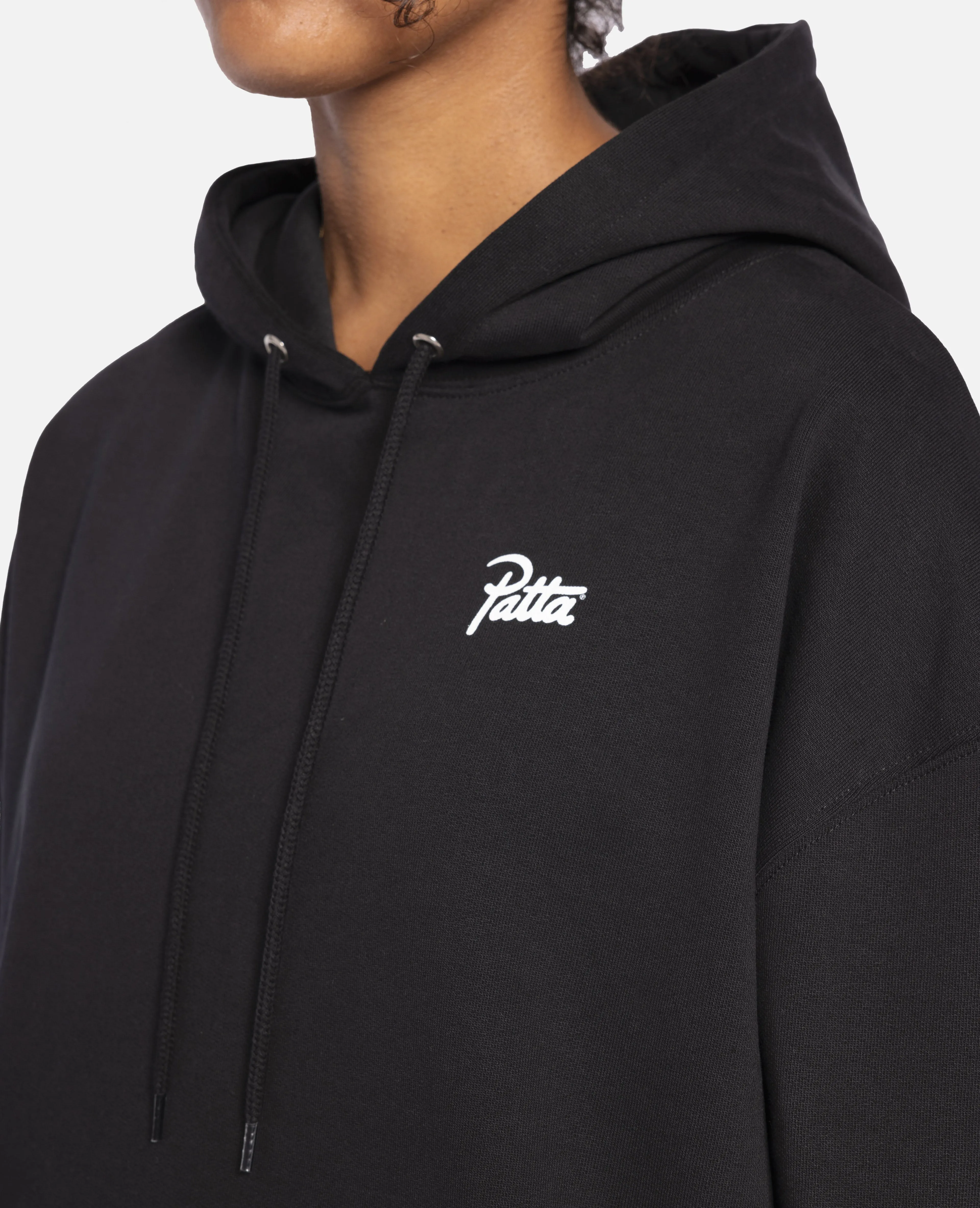 Patta Femme Basic Hooded Sweater (Black) sold by Patta product image thumbnail 5