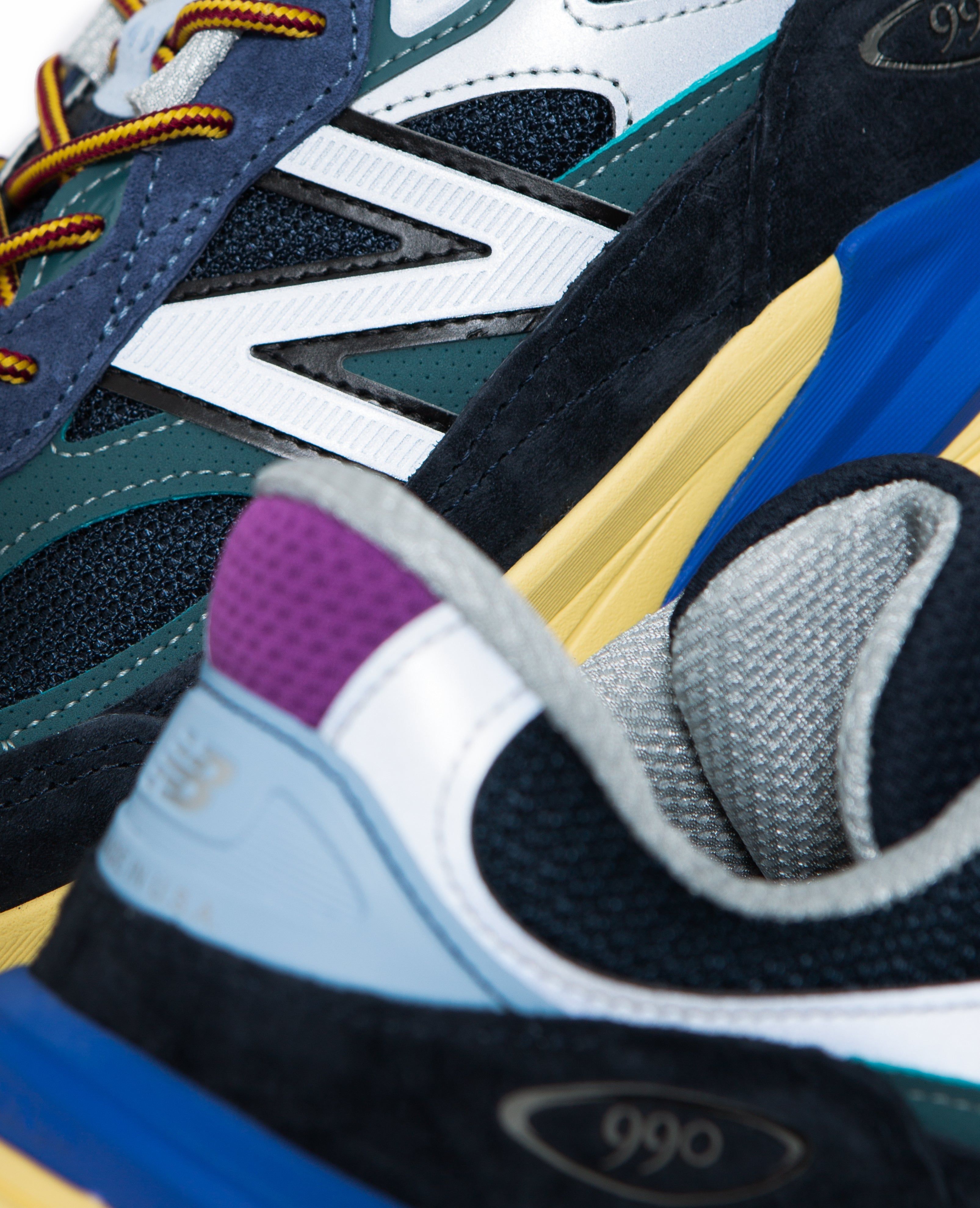 New Balance M990AC6 (Blue/Navy-Tan-Cream) sold by Patta product image thumbnail 3