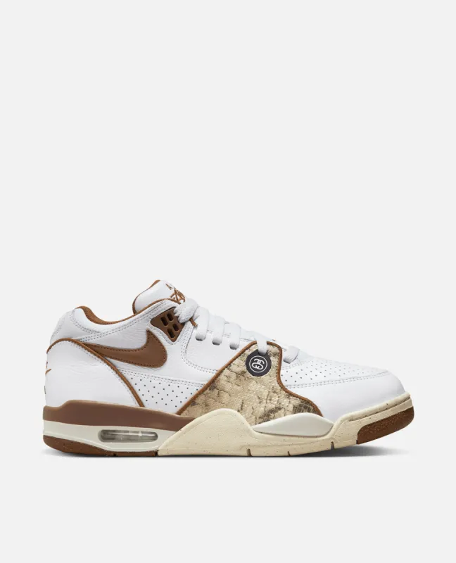 Nike x Stussy Air Flight '89 Low Sp (White/Pecan-Fossil) sold by Patta