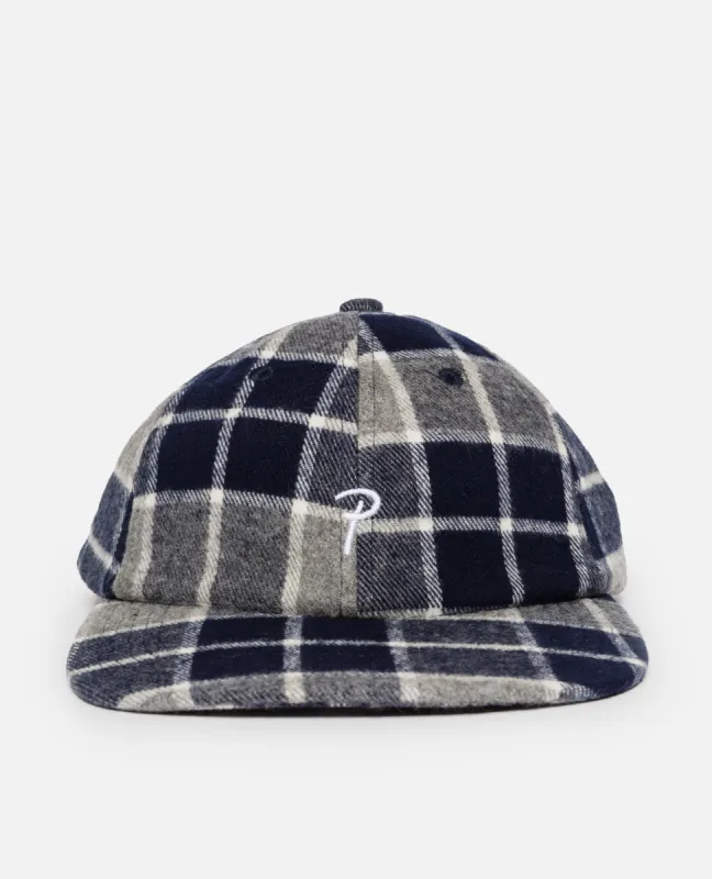 Patta Flannel Script P Sports Cap (Mourning Dove Check) sold by Patta