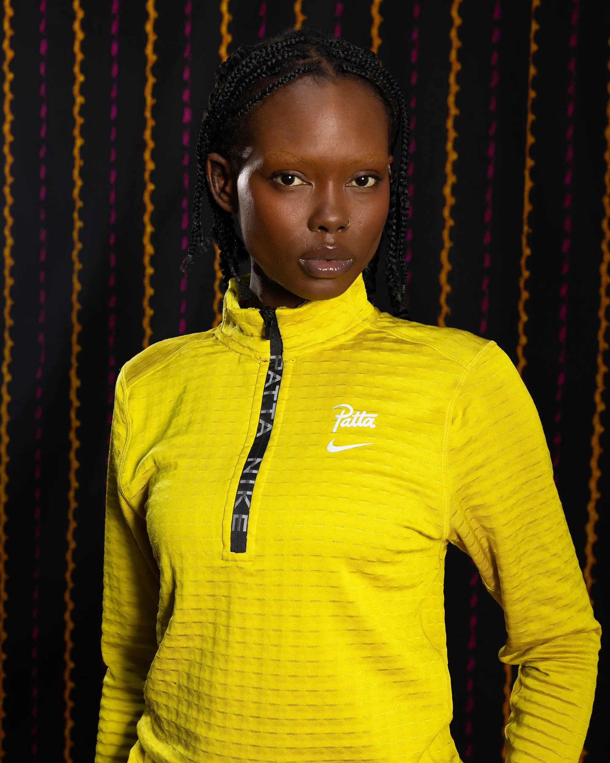 Nike x Patta Running Team Half-Zip Longsleeve (Saffron Quartz) sold by Patta product image thumbnail 5