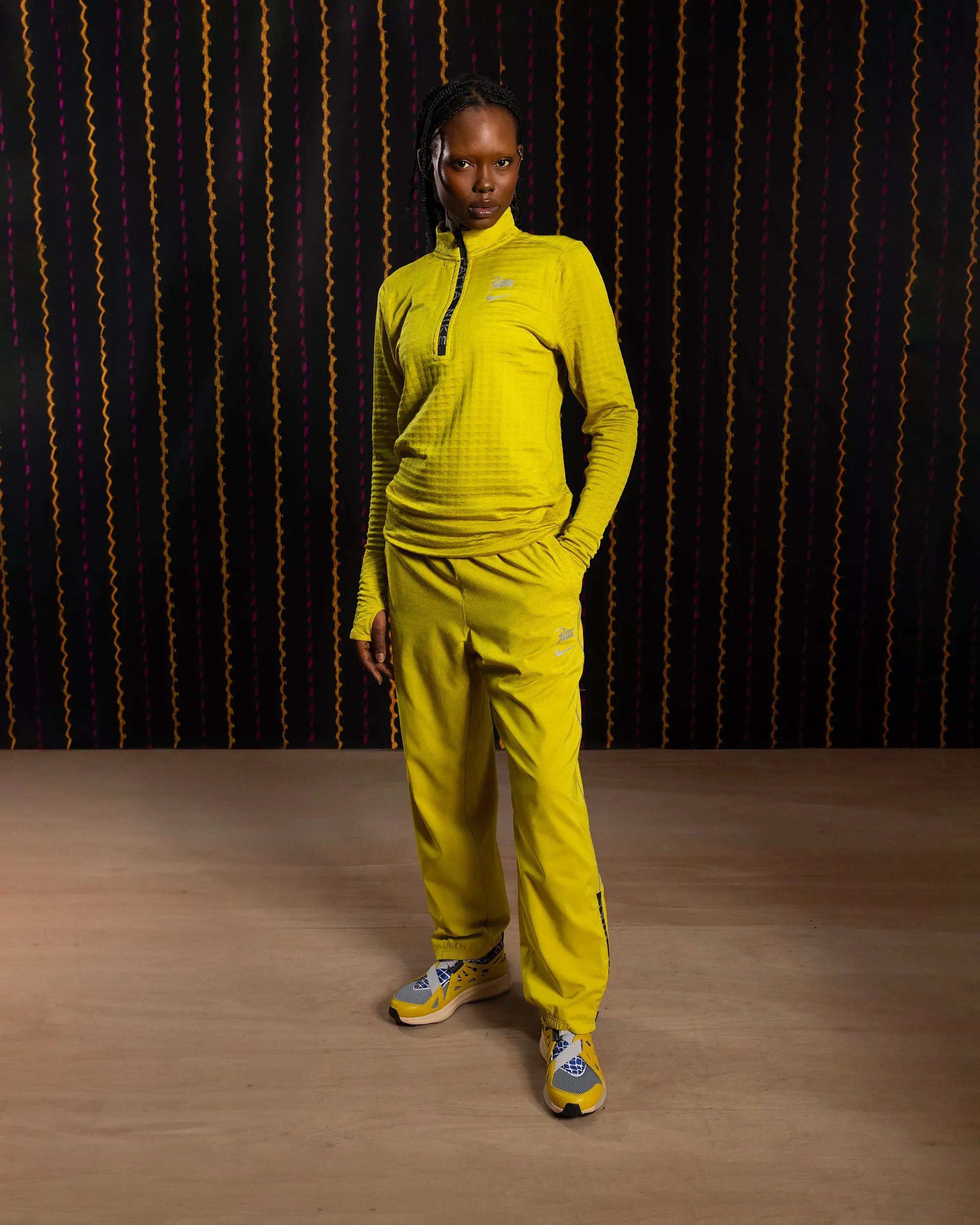 Nike x Patta Running Team Half-Zip Longsleeve (Saffron Quartz) sold by Patta product image thumbnail 4
