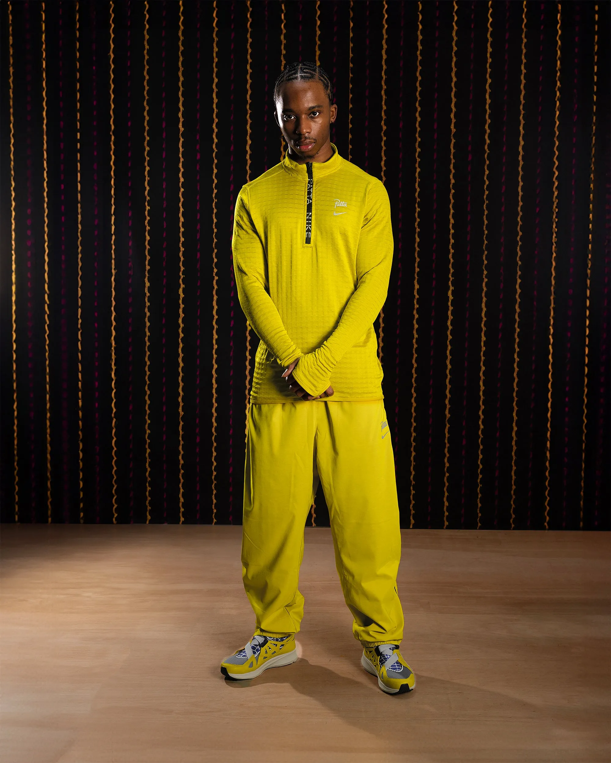 Nike x Patta Running Team Half-Zip Longsleeve (Saffron Quartz) sold by Patta product image thumbnail 3