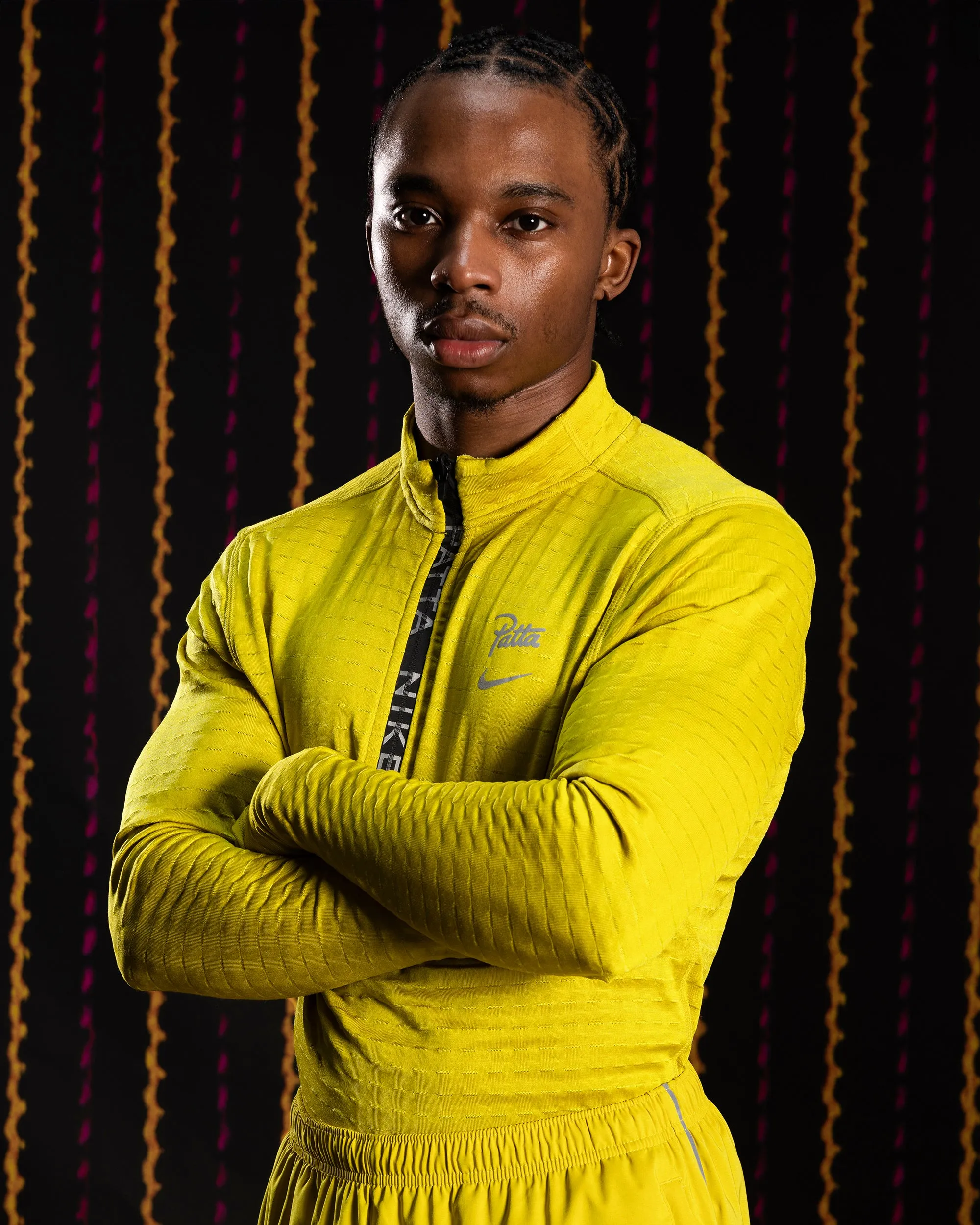 Nike x Patta Running Team Half-Zip Longsleeve (Saffron Quartz) sold by Patta