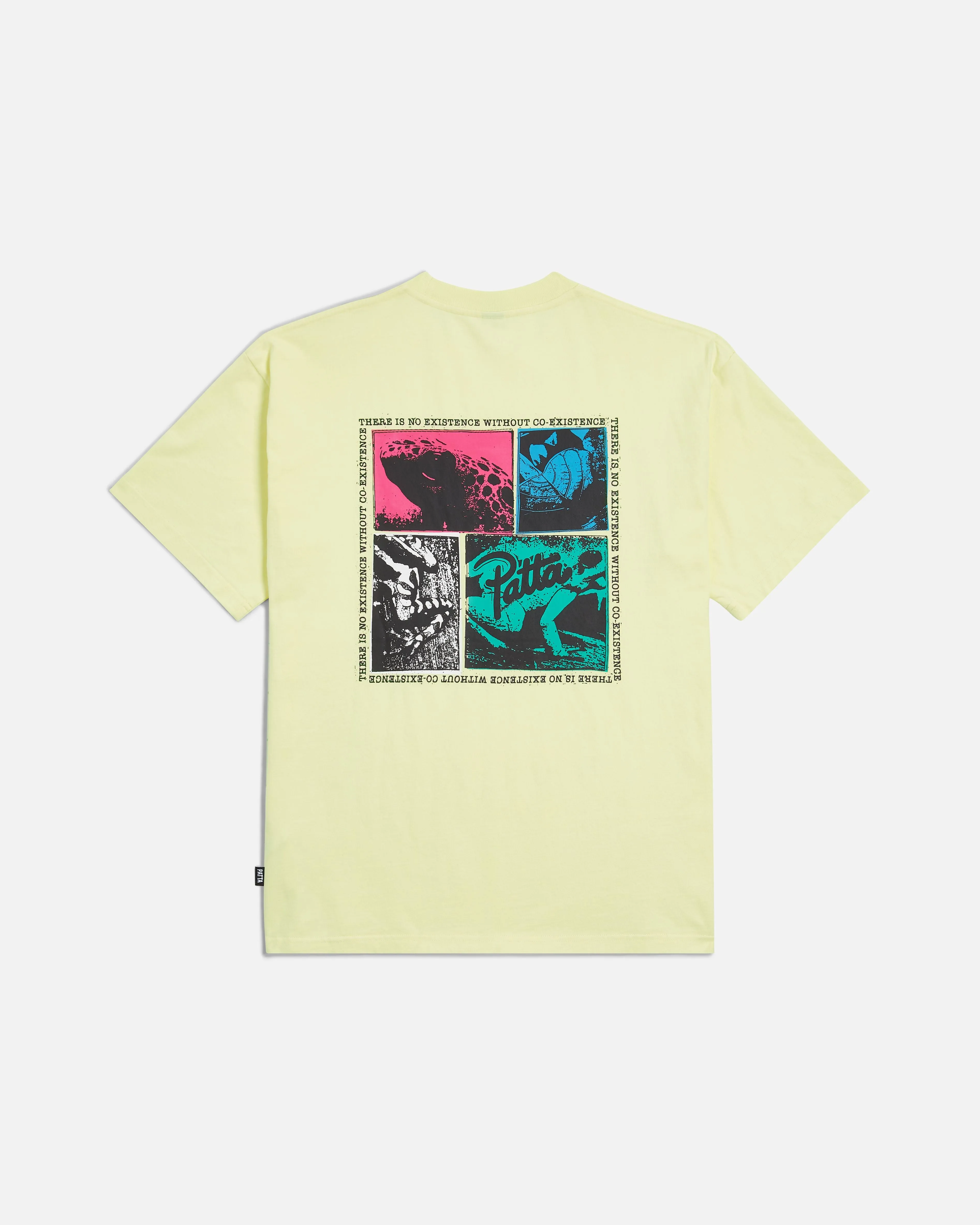 Patta Co-Existence T-Shirt (Wax Yellow) sold by Patta