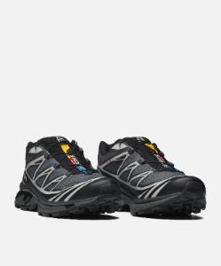 Salomon XT-6 GTX (Black/Ebony/Lunar Rock) sold by Patta