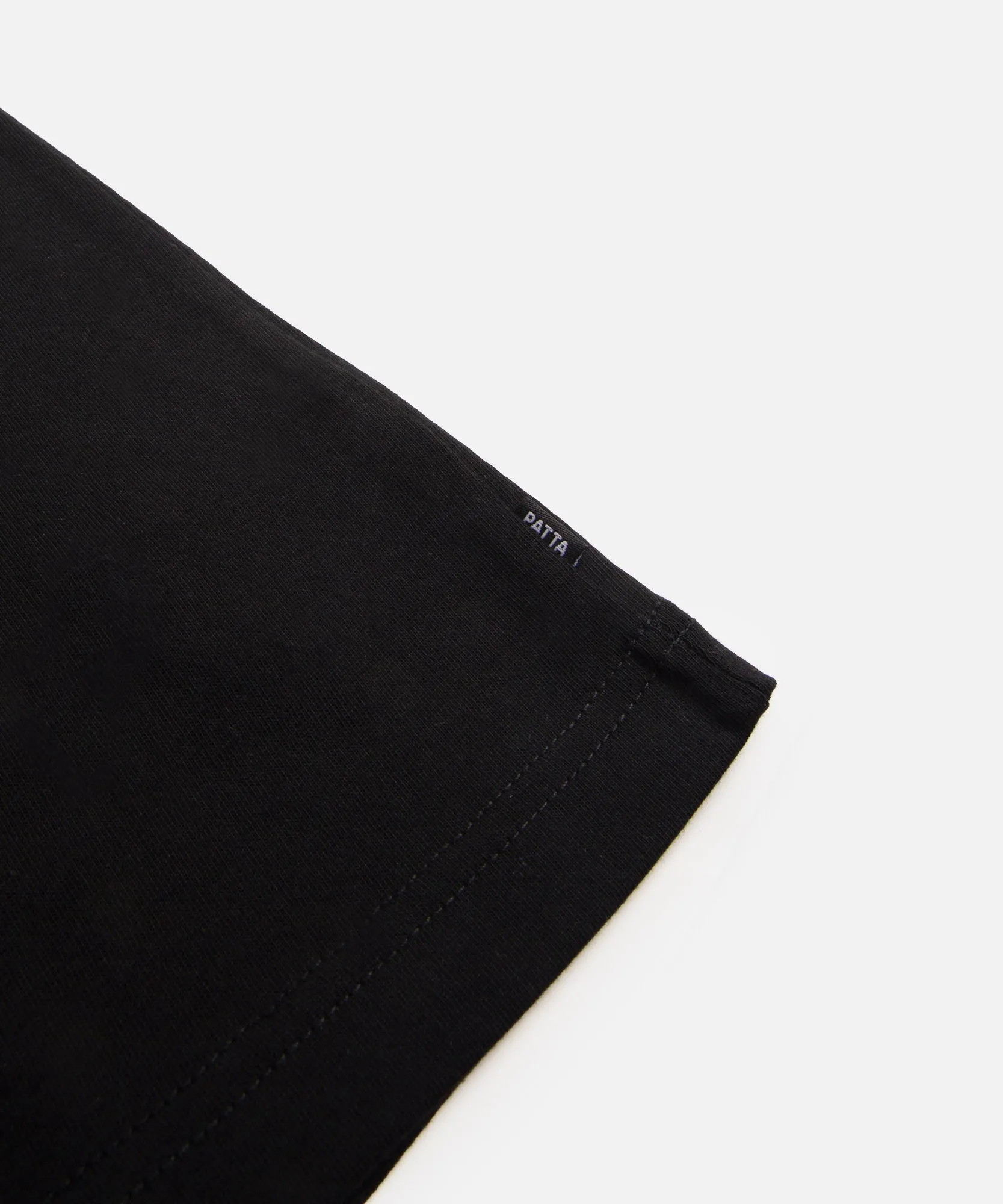 Patta Basic Script P T-Shirt (Black) sold by Patta product image thumbnail 4