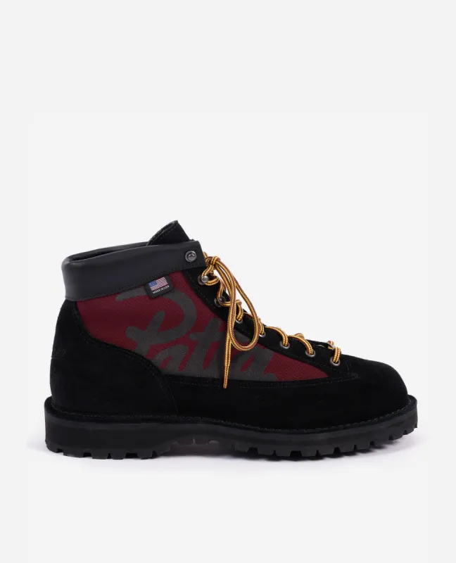 Patta x Danner Light Women's (Black/Burgundy/Green) made by Patta