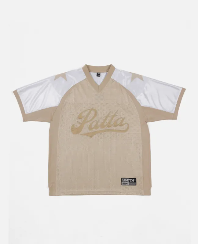 Patta Respect Football Jersey (Cement/White) sold by Patta