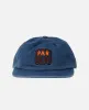 byParra Fast Food Logo 6 Panel Hat (Navy Blue) sold by Patta