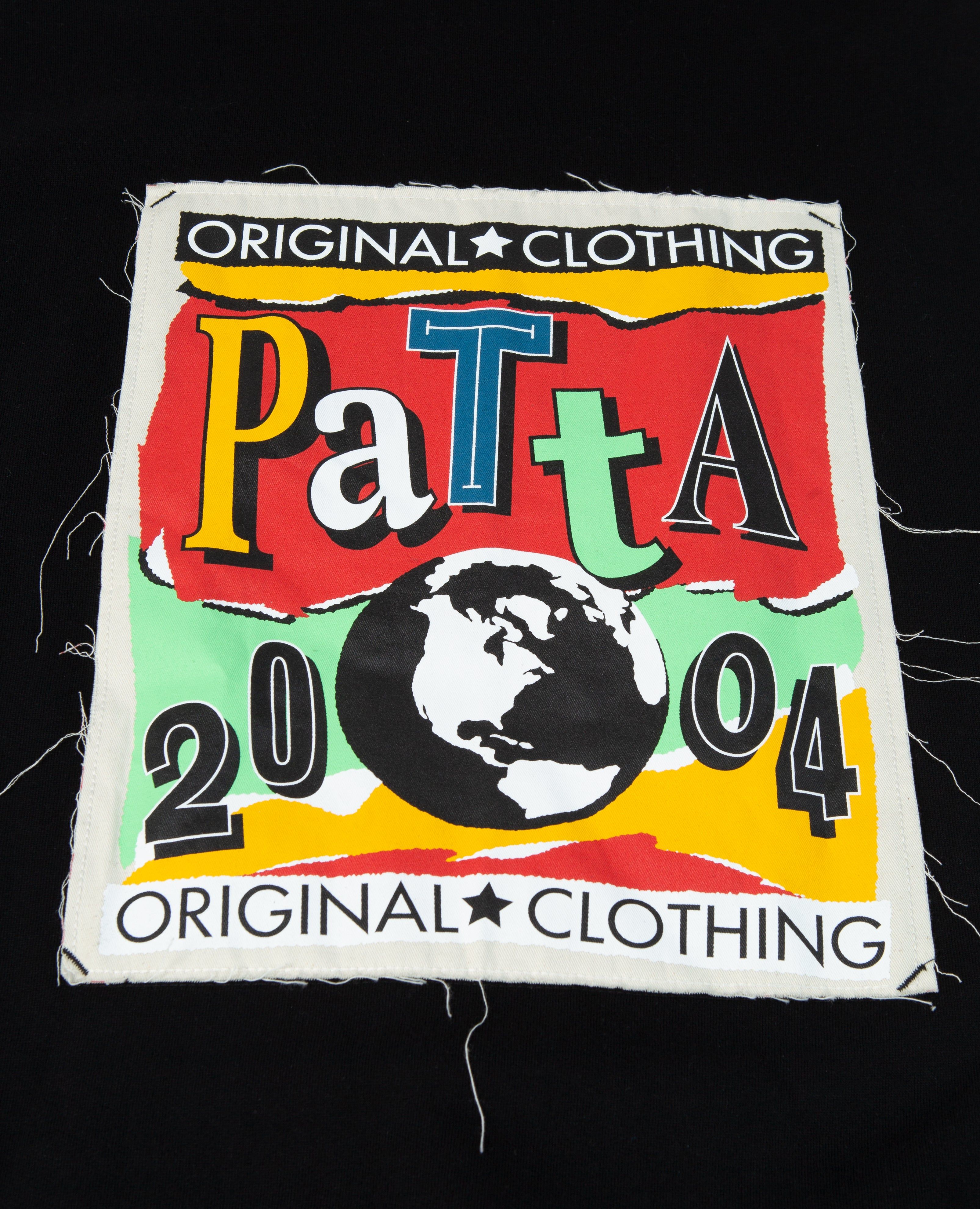 Patta Worldwide Patch Hooded Sweater (Black) sold by Patta product image thumbnail 4