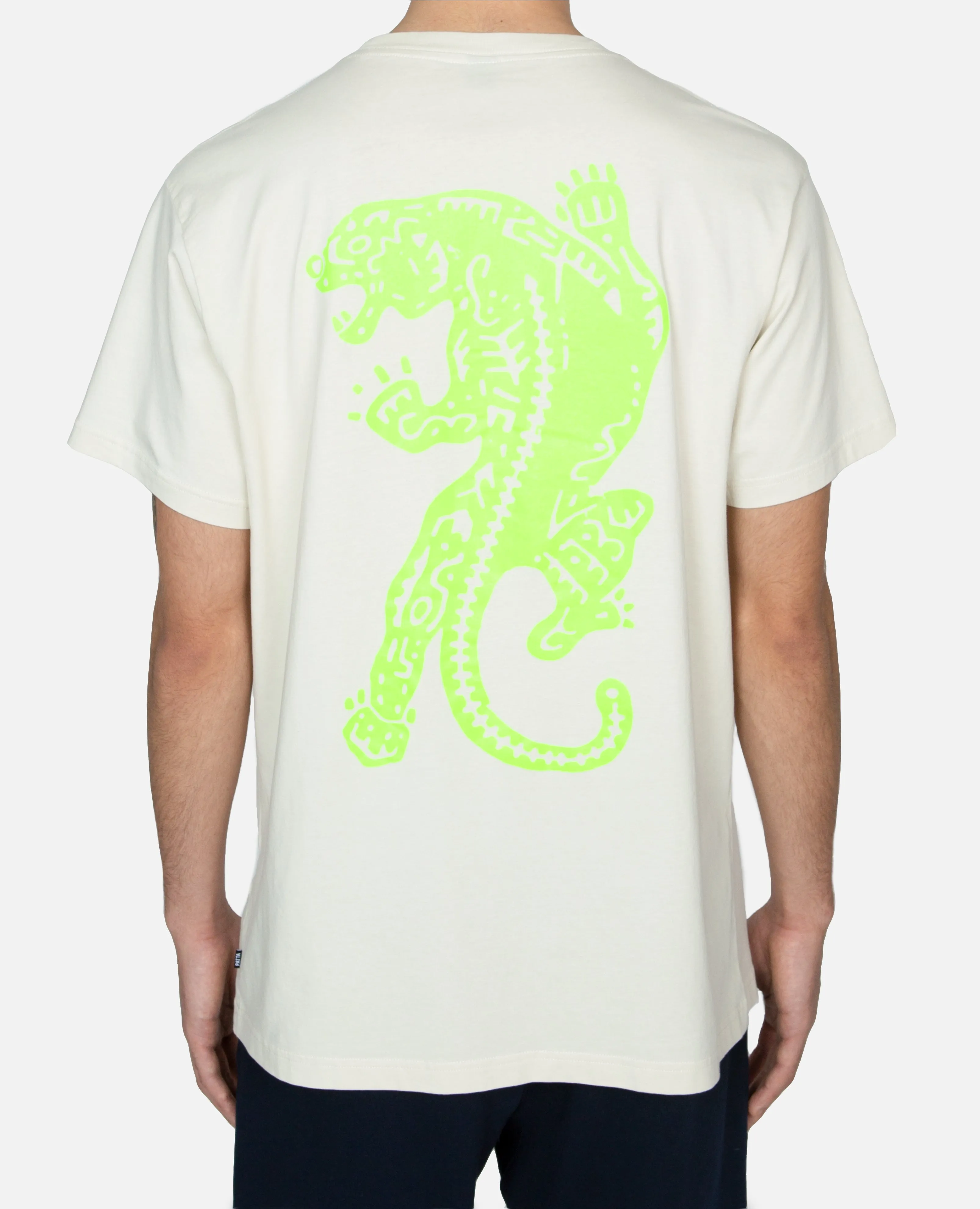 Patta Block Print Panther T-Shirt (Silver Birch) sold by Patta product image thumbnail 3