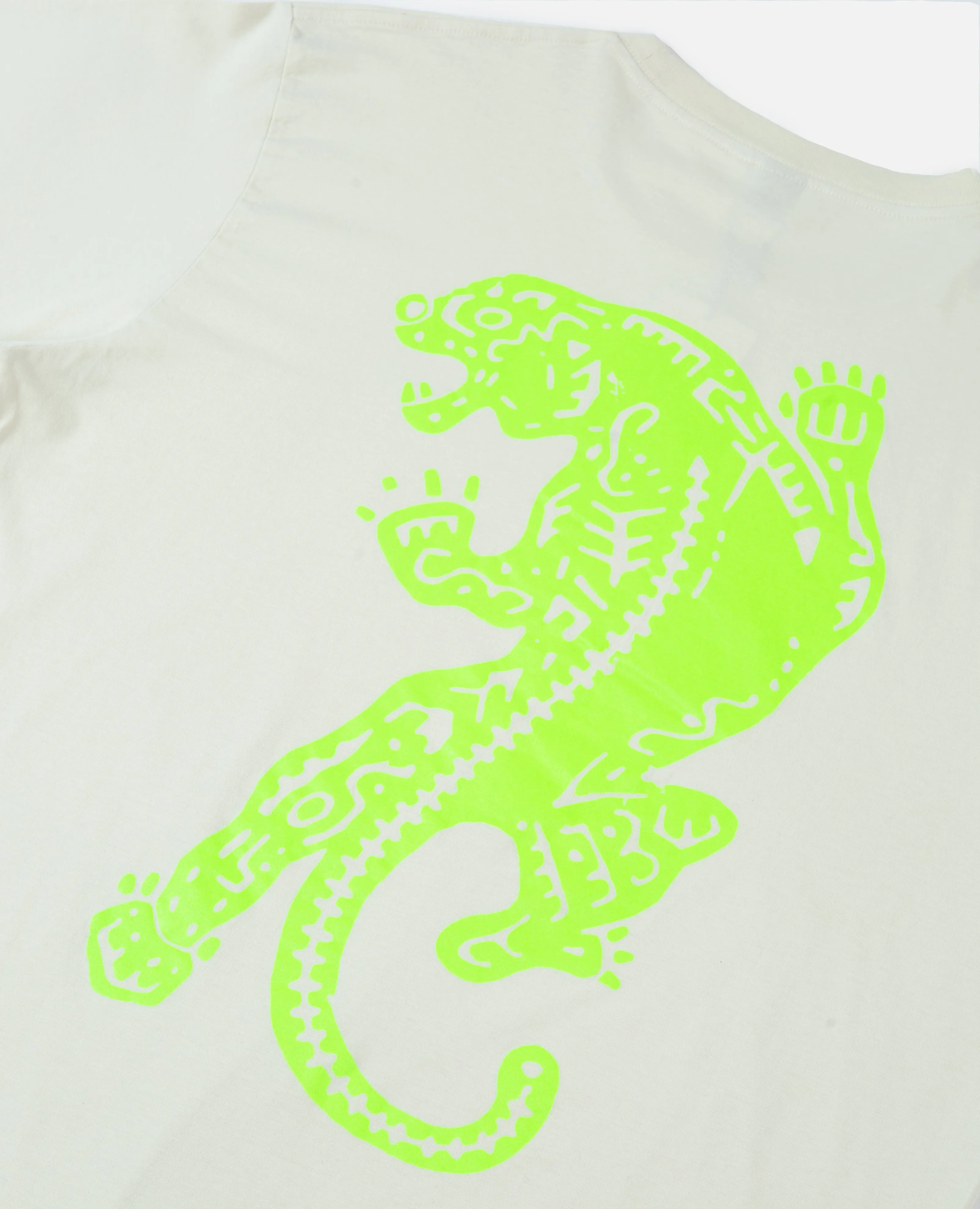 Patta Block Print Panther T-Shirt (Silver Birch) sold by Patta product image thumbnail 4