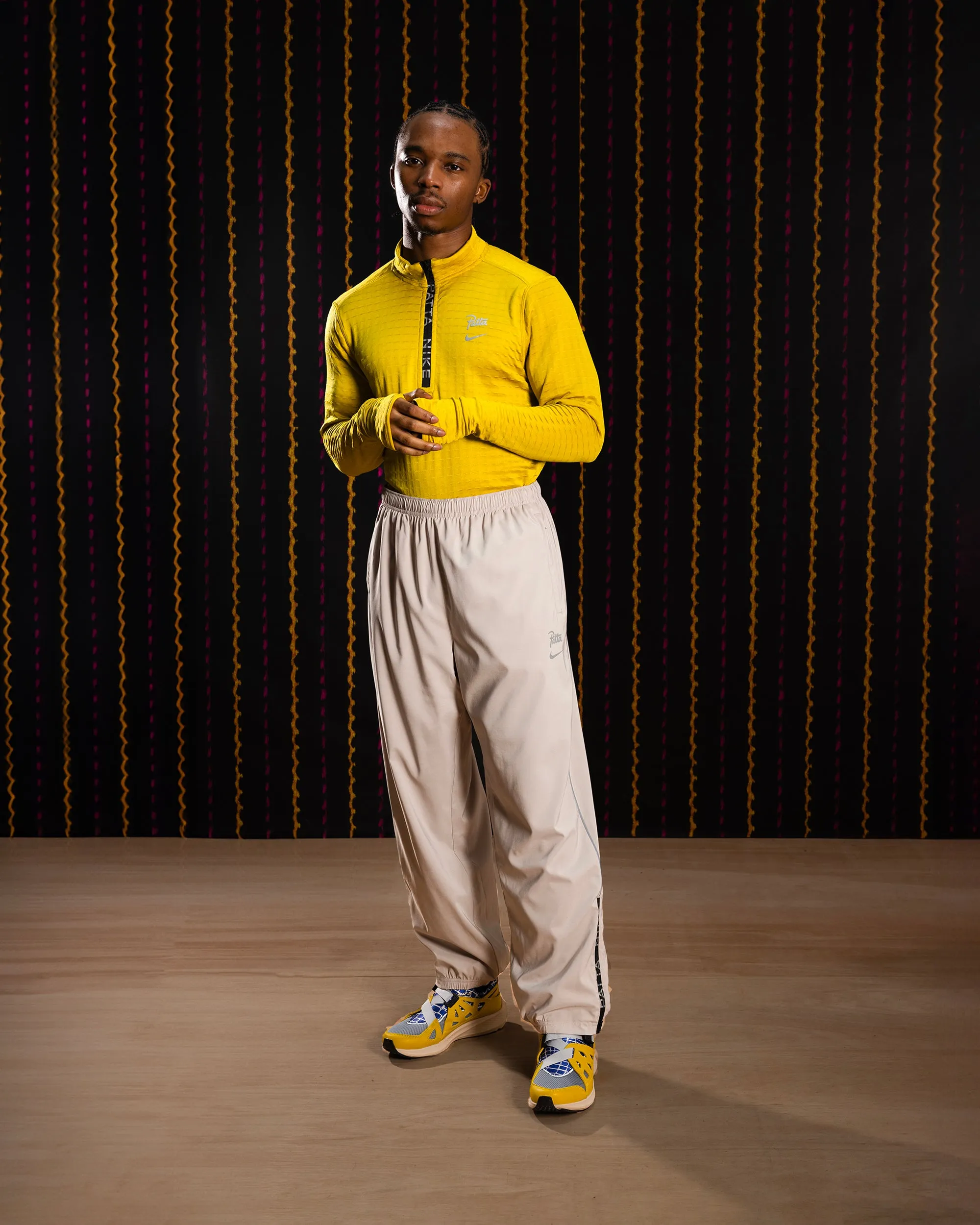 Nike x Patta Running Team Track Pants (Sanddrift/Cream II) sold by Patta product image thumbnail 4