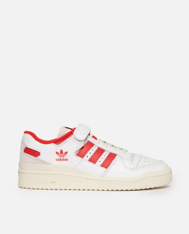Adidas Forum 84 Low (Cloud White/Vivid Red/Cream White) sold by Patta