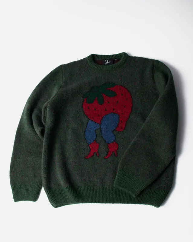 byParra Stupid Strawberry Knitted Pullover made by Patta