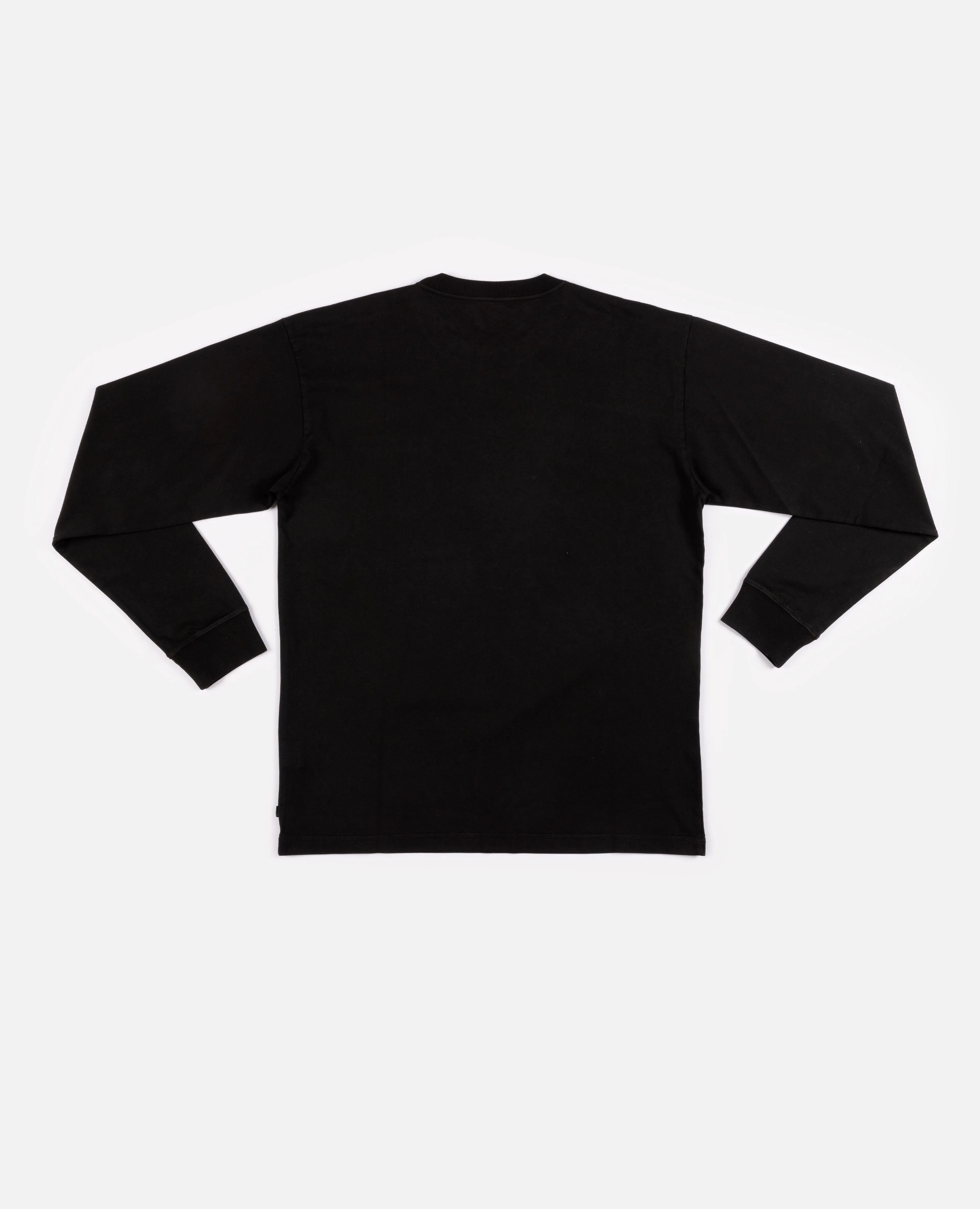 Patta Basic Washed Pocket Longsleeve T-Shirt (Black) sold by Patta product image thumbnail 5