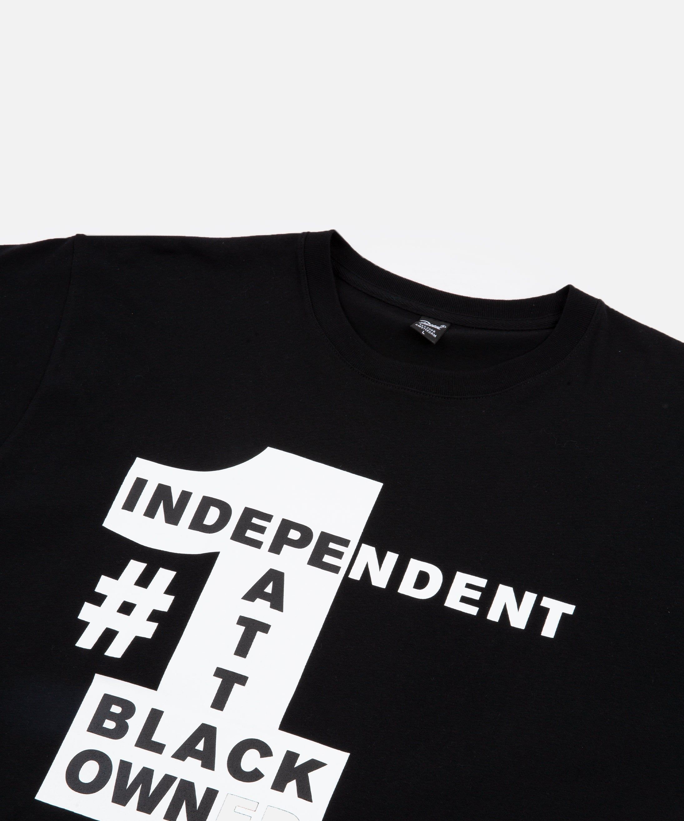 Patta Independent T-Shirt (Black) sold by Patta product image thumbnail 4