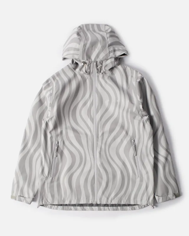 byParra Rain Flow Rain Jacket (Light Grey) made by Patta