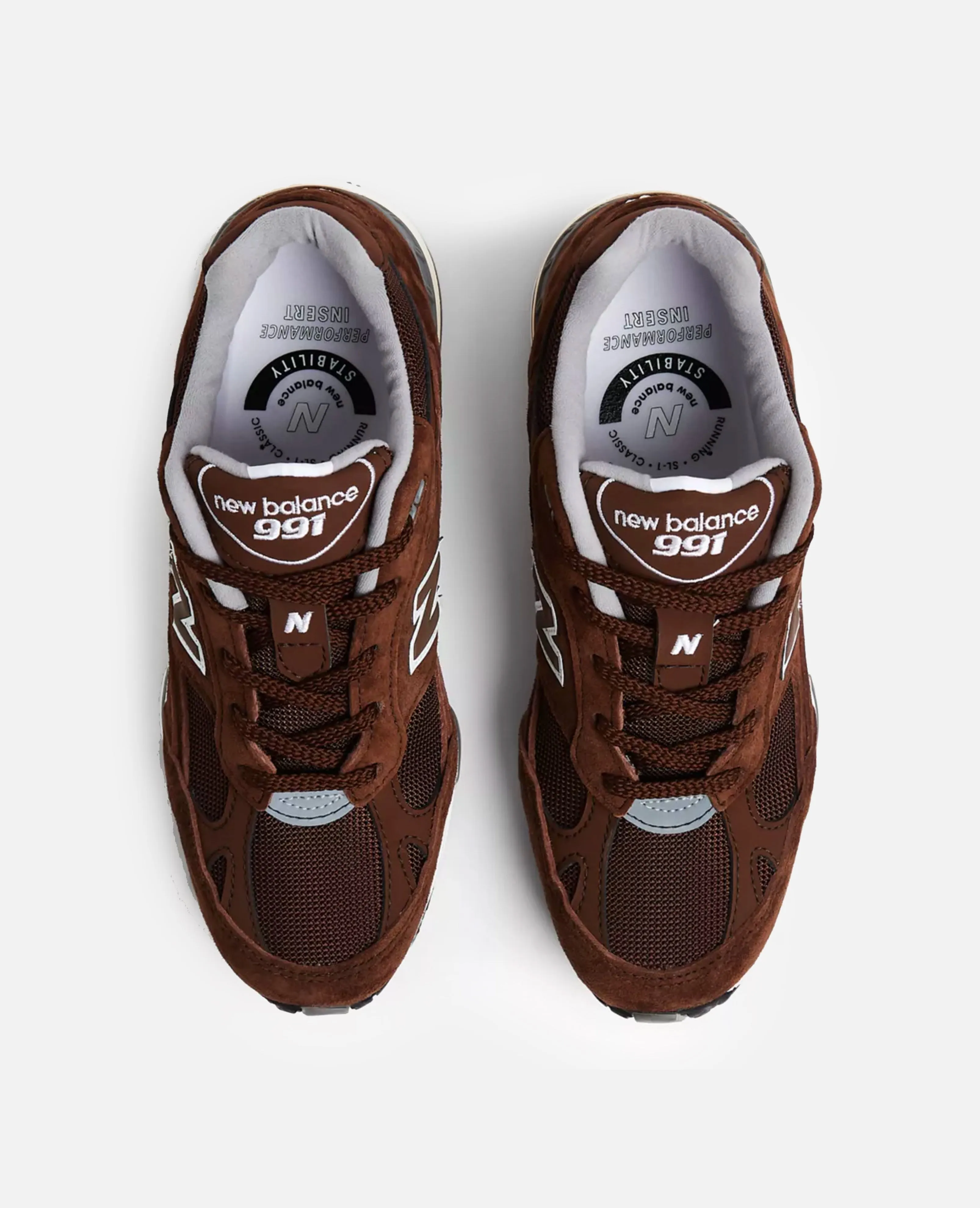 New Balance WMNS W991BGW (Mocha Brown/White) sold by Patta product image thumbnail 2