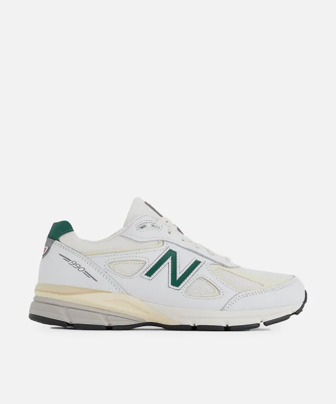 New Balance U990v4 (White/Green) sold by Patta