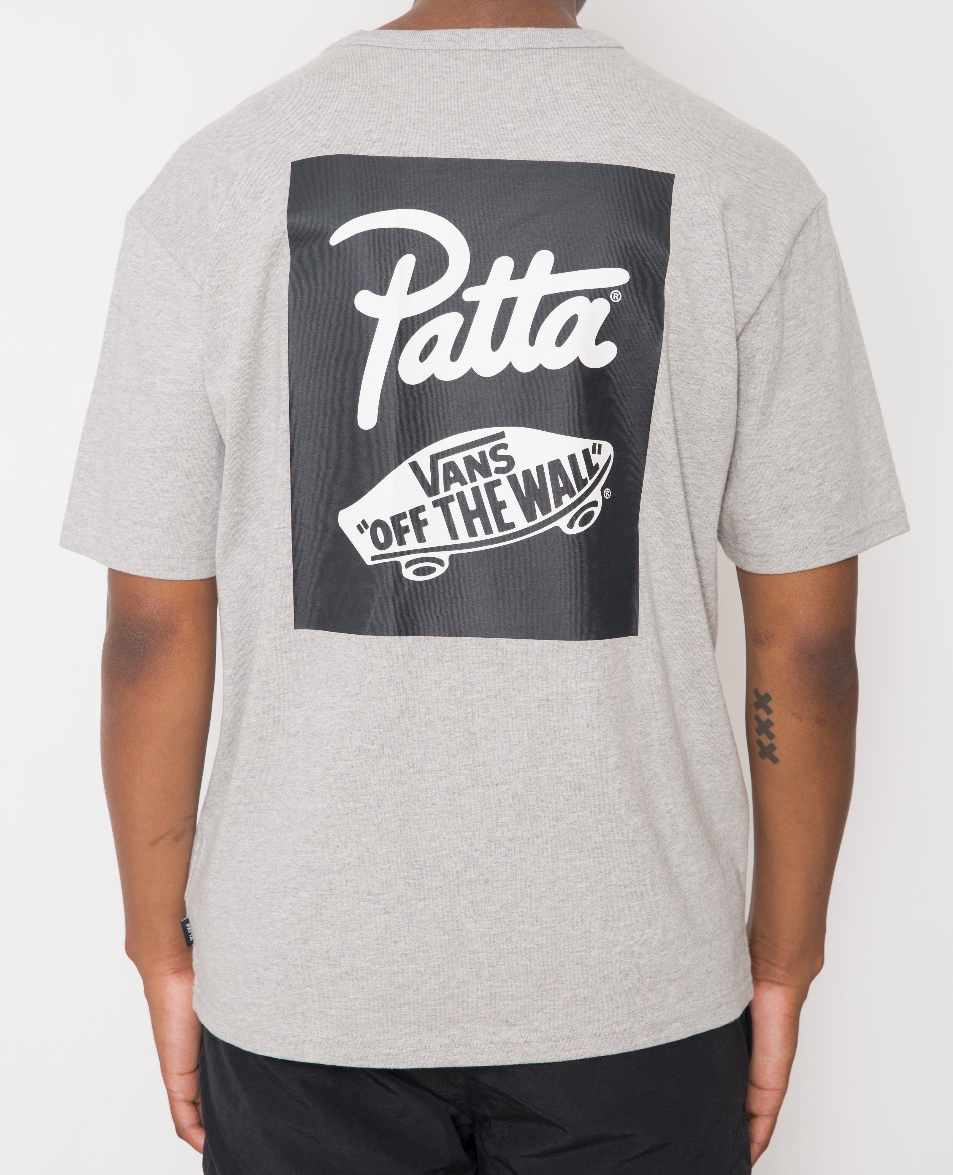 Patta x Vans Vault Logo T-Shirt (Athletic Heather) sold by Patta product image thumbnail 8
