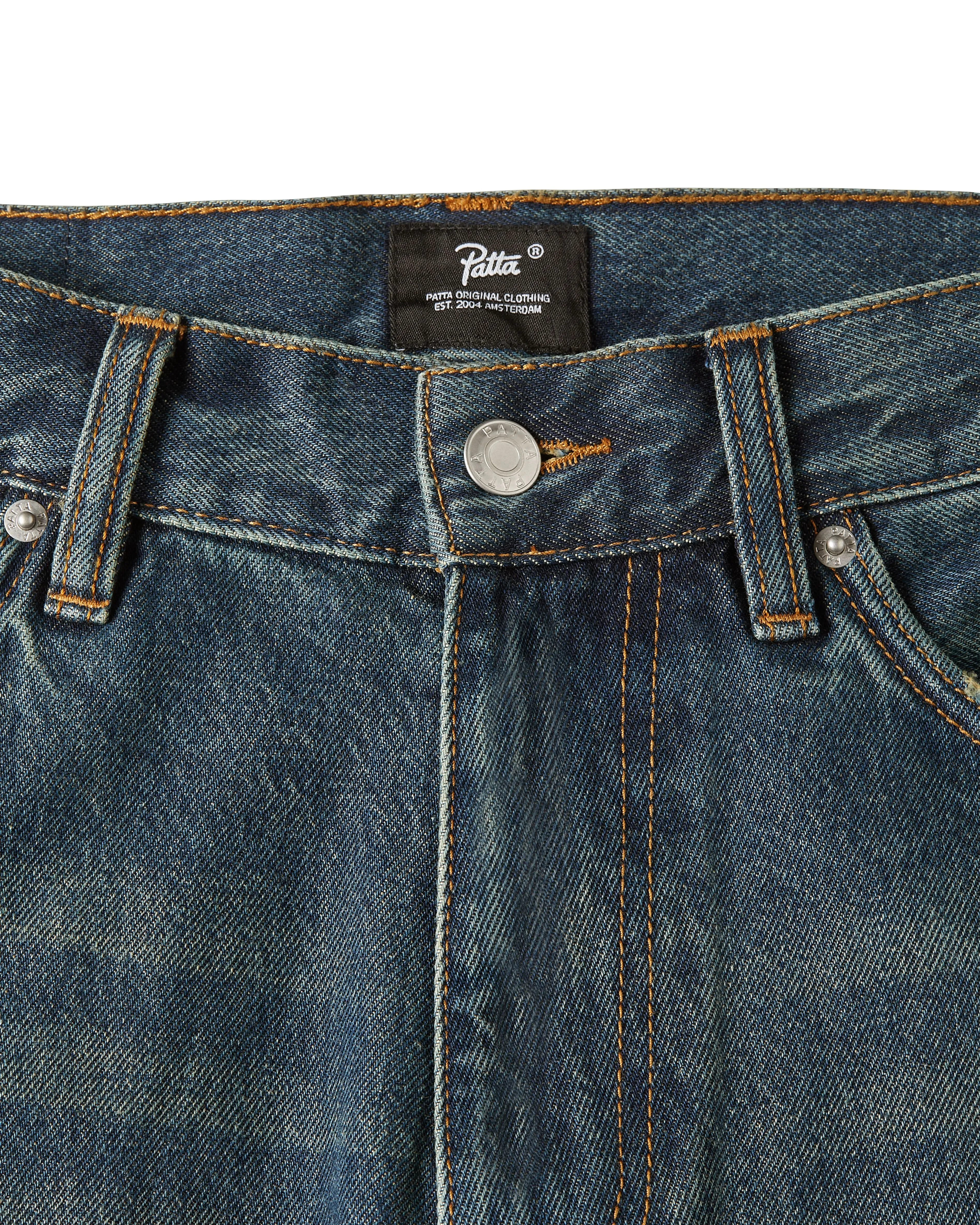 Patta Whiskers Denim Pants (Vintage Blue) sold by Patta product image thumbnail 5