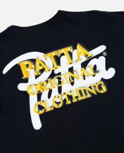 Patta Gold Logo T-Shirt (Black) sold by Patta