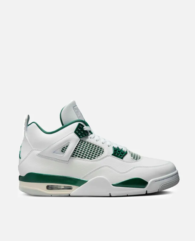 Nike Air Jordan 4 Retro (White/Oxidized Green-White-Neutral Grey) sold by Patta