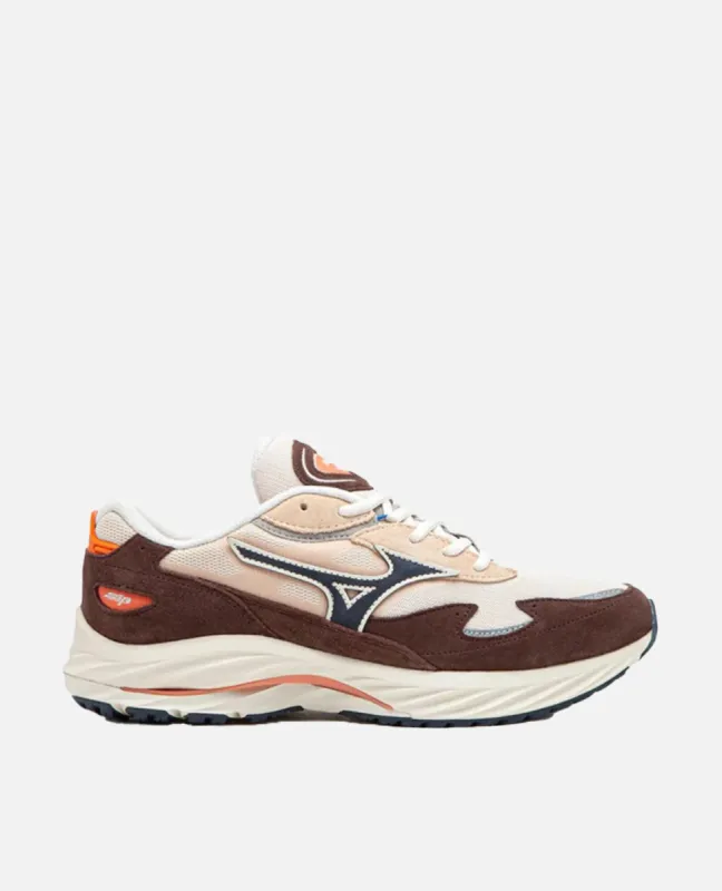 Mizuno Wave Rider Beta (Mother of Pearl/India Ink/Chloory Coffee) sold by Patta