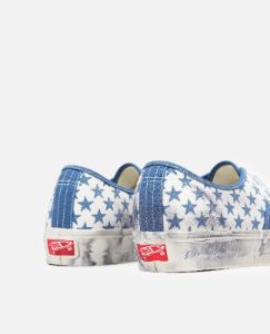 Vans UA Authentic VLT LX x Bianca Chandon (Stressed Navy/White) sold by Patta