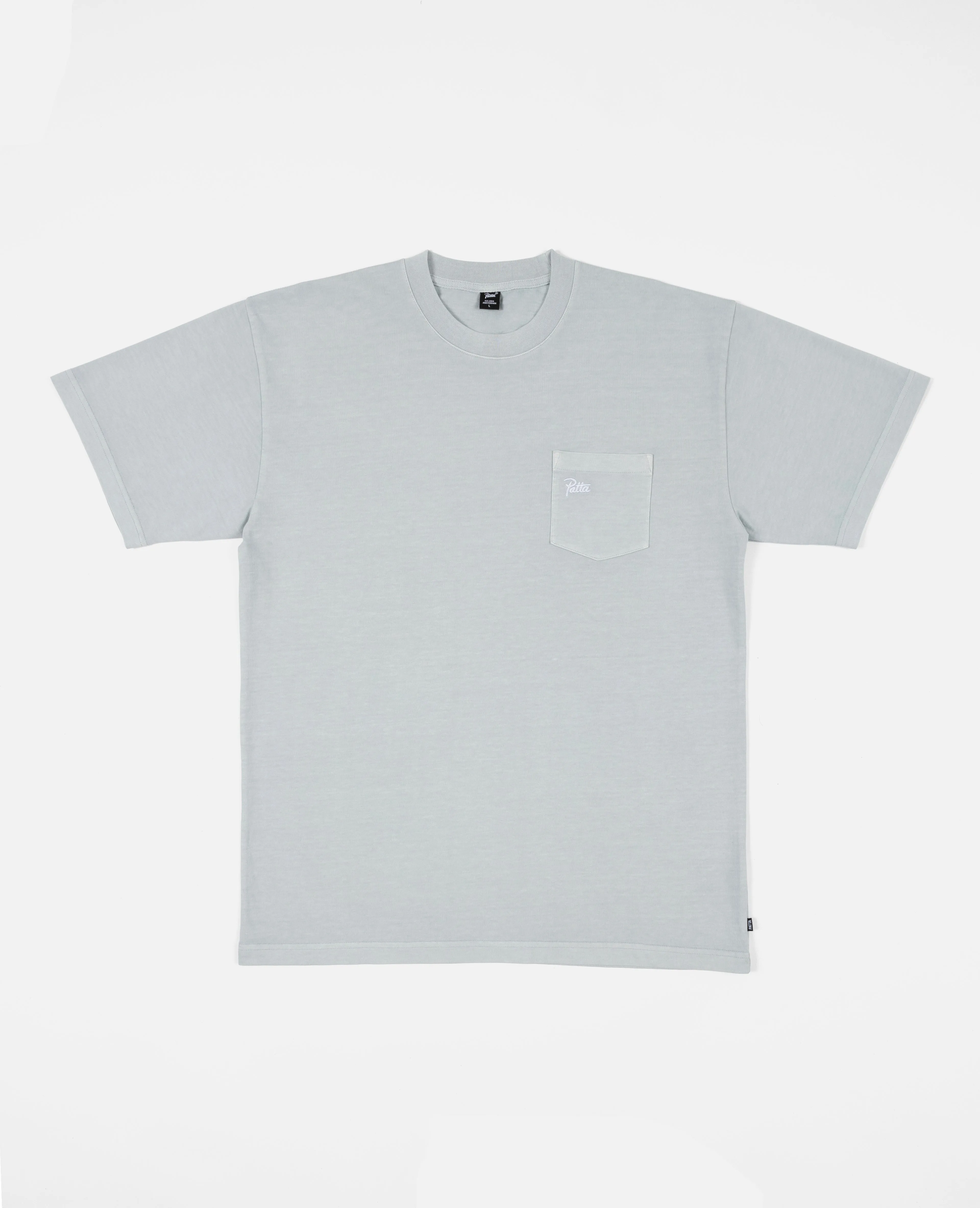 Patta Basic Washed Pocket T-Shirt (Pearl Blue) sold by Patta