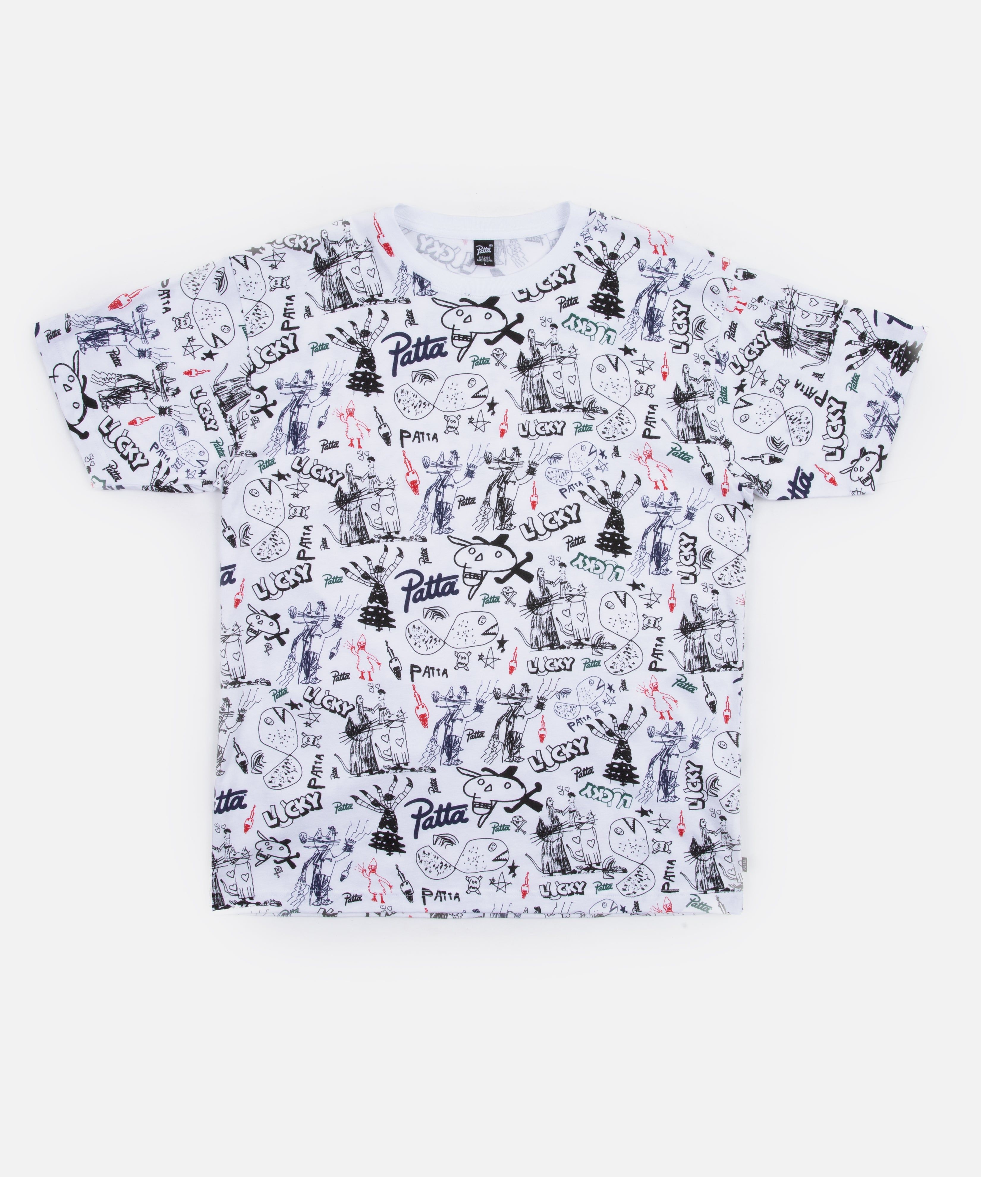 Patta Father & Son T-Shirt (White/Multi) sold by Patta