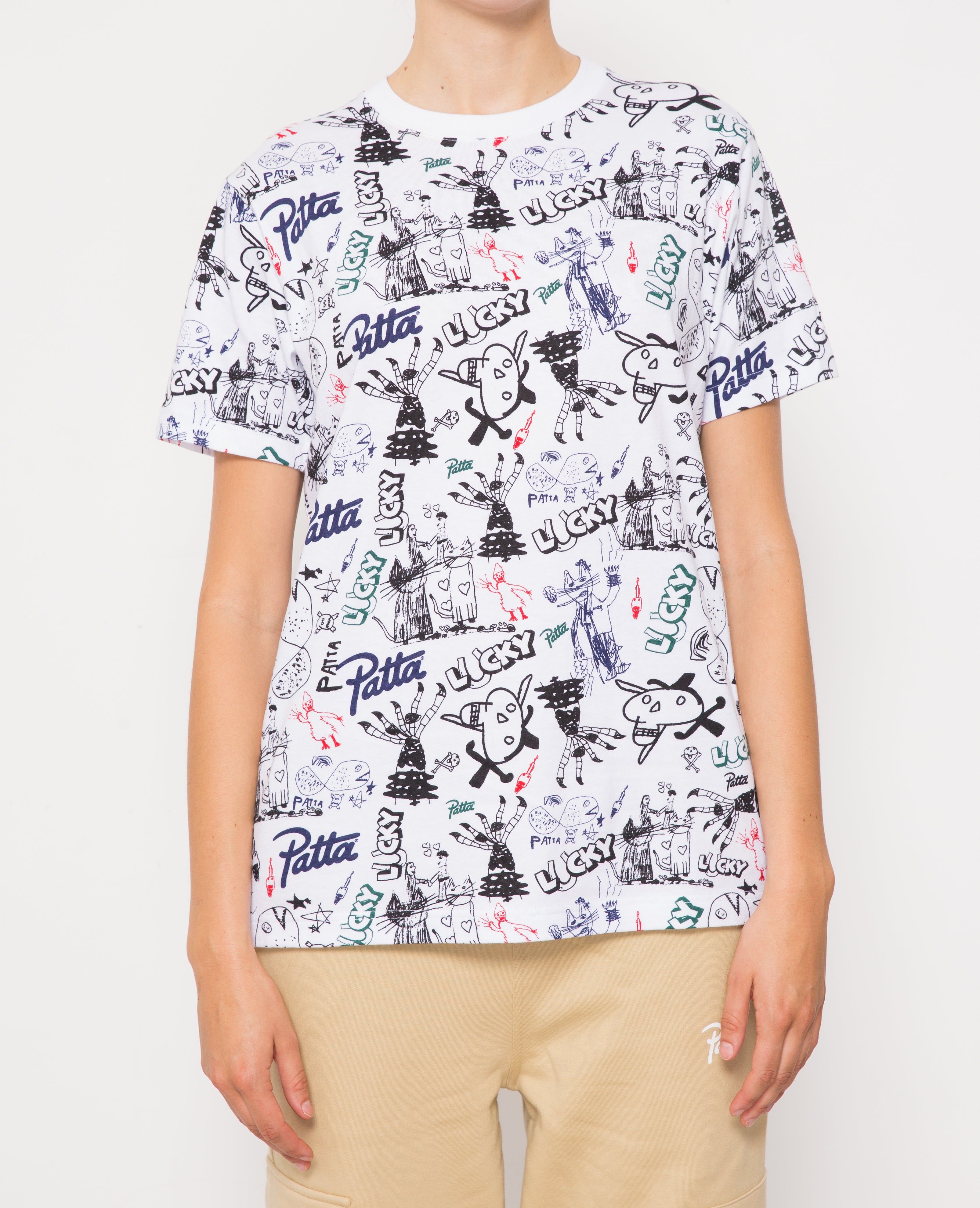 Patta Father & Son T-Shirt (White/Multi) sold by Patta product image thumbnail 8