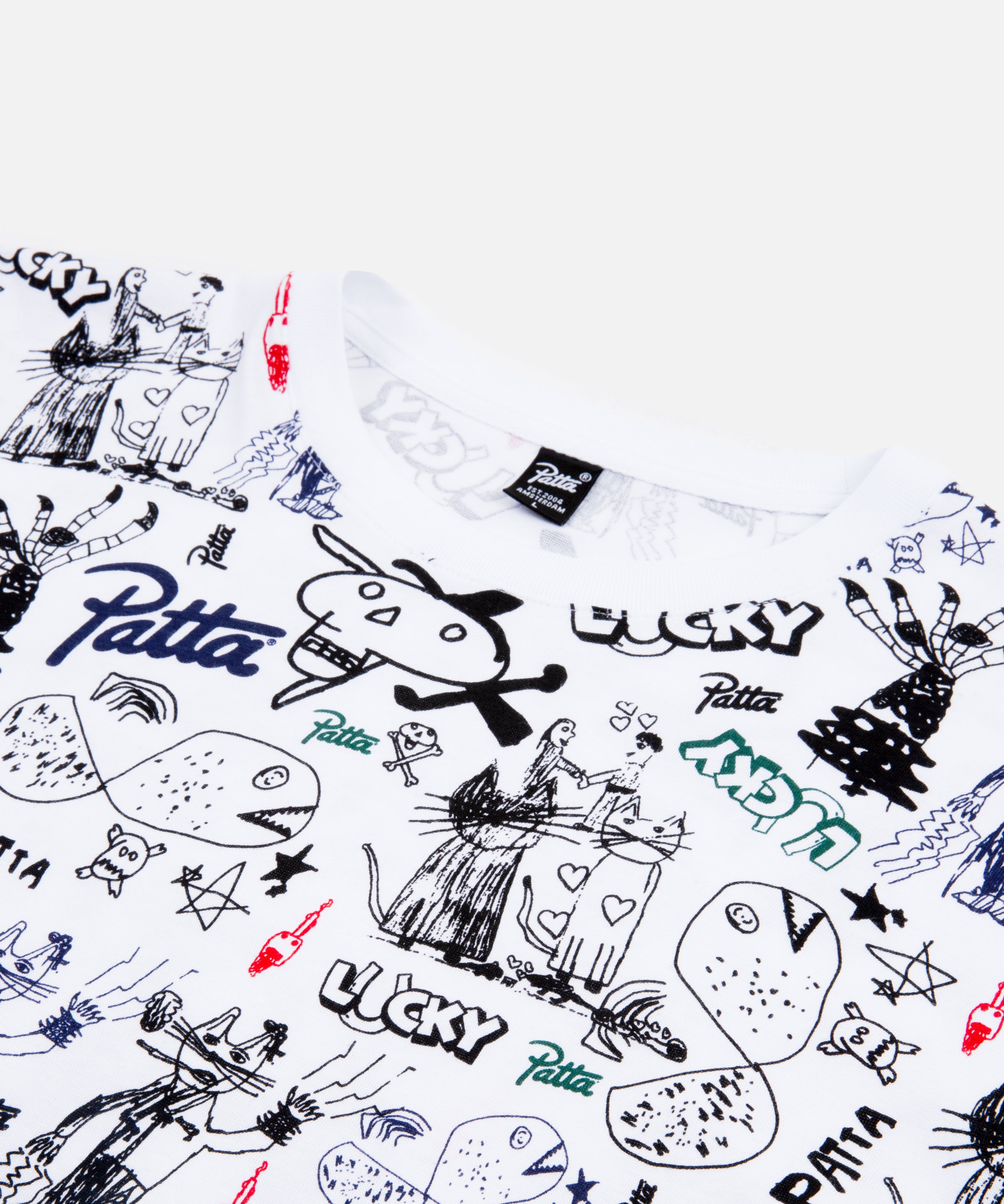 Patta Father & Son T-Shirt (White/Multi) sold by Patta product image thumbnail 3